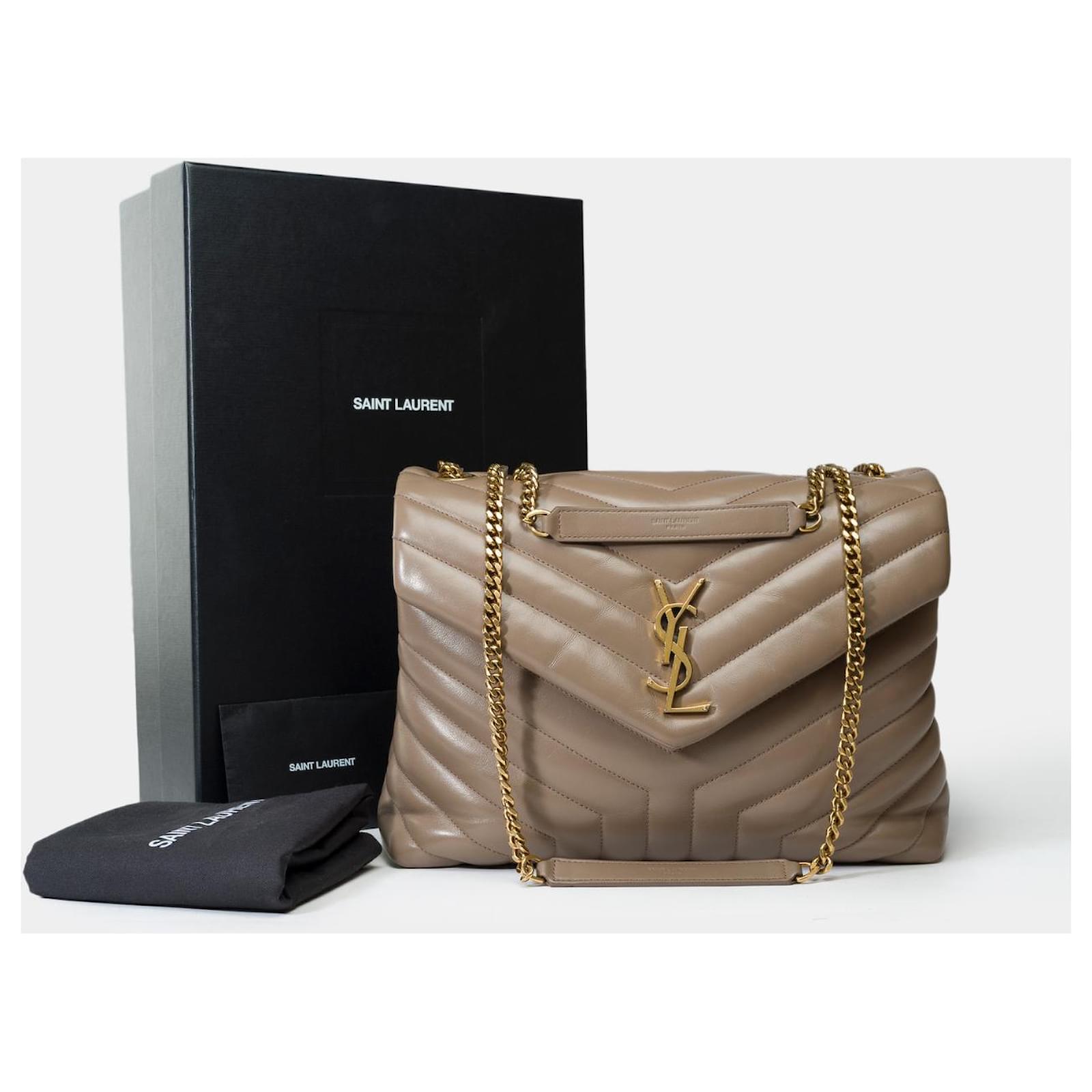 Taupe Sac Yves Saint Laurent Loulou Velours Sac Ysl Loulou Velours - Main Image