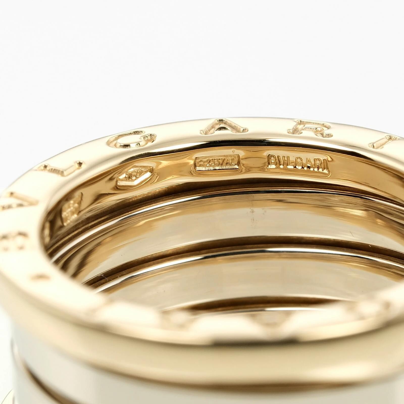 Bulgari Bvlgari B.zero1 4 Band Ring White gold Yellow gold Bulgari Bvlgari B.zero1 4 Band Ring White gold Yellow gold