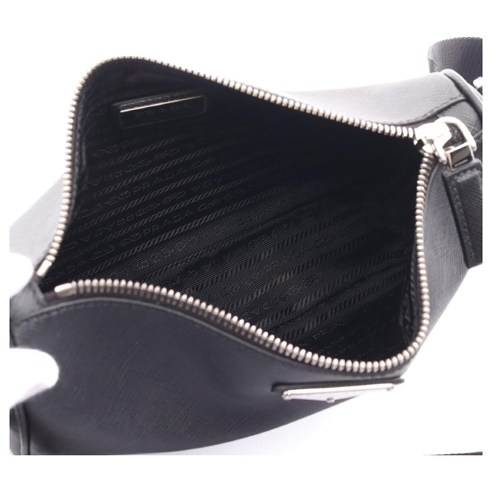 ★PRADA★ Saffiano Shoulder Bag Black 2VH1139Z2F0002 2VH1139 Prada Saffiano Leather Shoulder Bag 2VH1139 Black ref