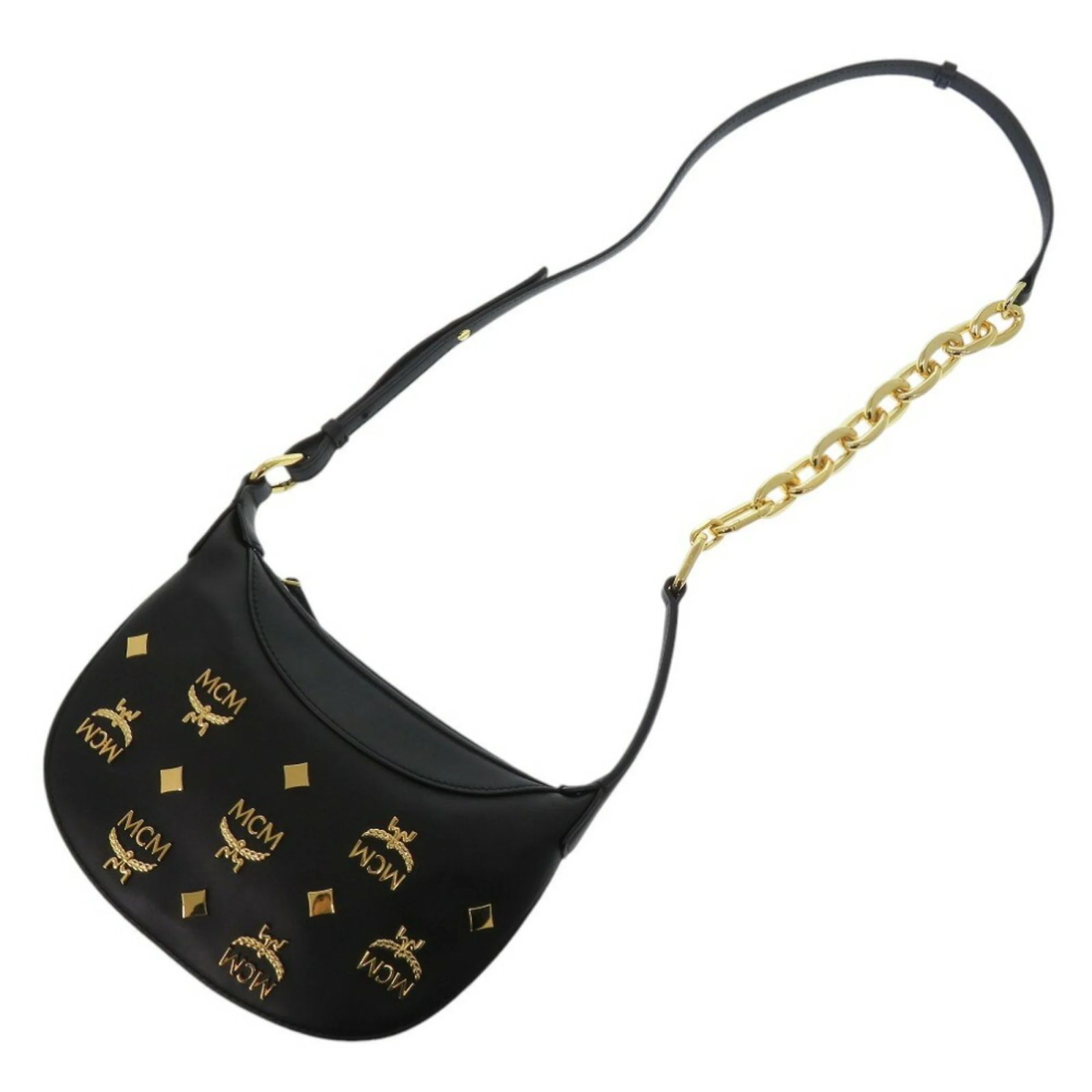 MCM Calfskin Black Shoulder Bag Leather ref.1671081 - Joli Closet