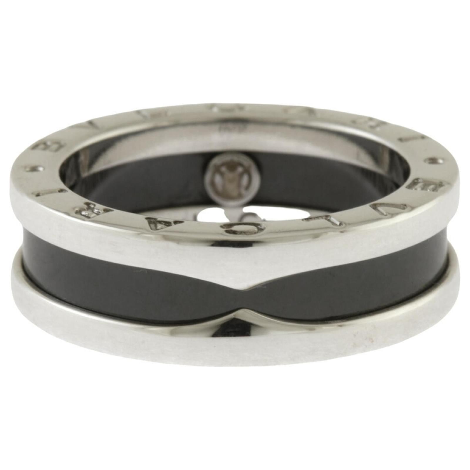 BVLGARI Save the Children 925 ring ブルガリ BVLGARI SAVE THE CHILDREN Sterling 925 SILVER & BLACK BAND