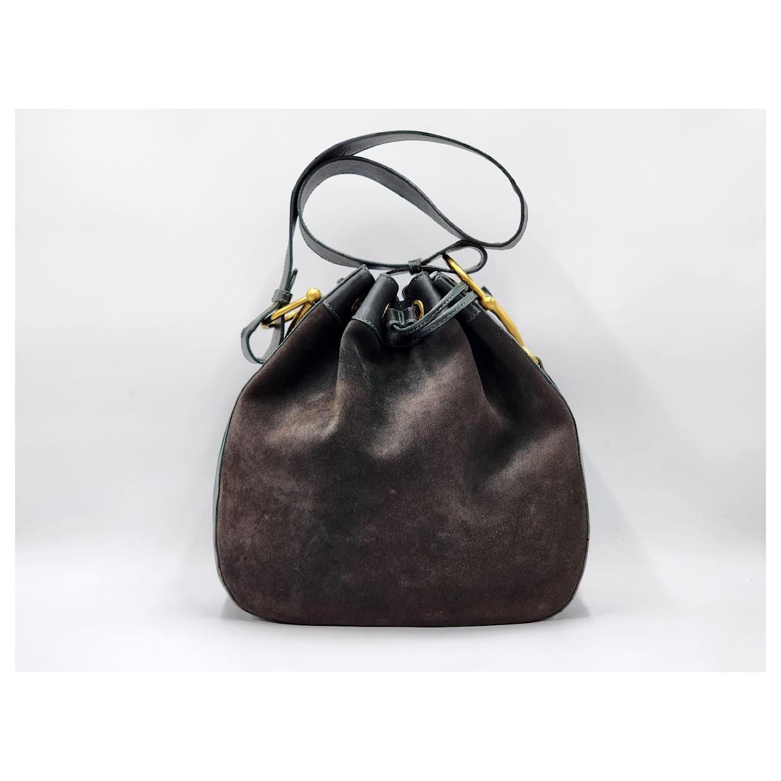 バッグ Gucci vintage handbag drawstring velour Gucci Drawstring Shoulder Bag Bags & Handbags for Women for sale