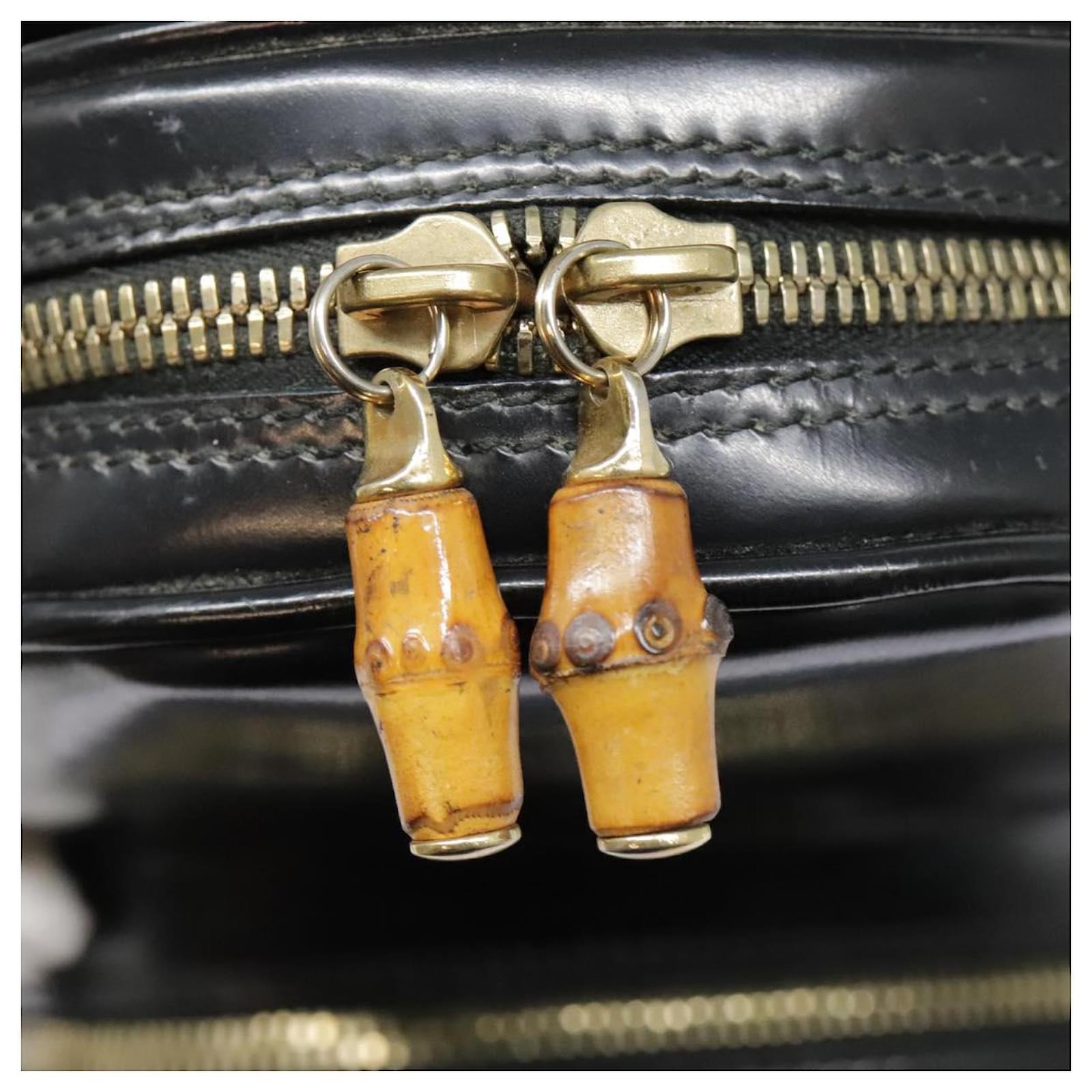 その他 bippa  GUCCI GUILTY GUCCI Bamboo Body Bag Patent leather Black Gold 003 2113