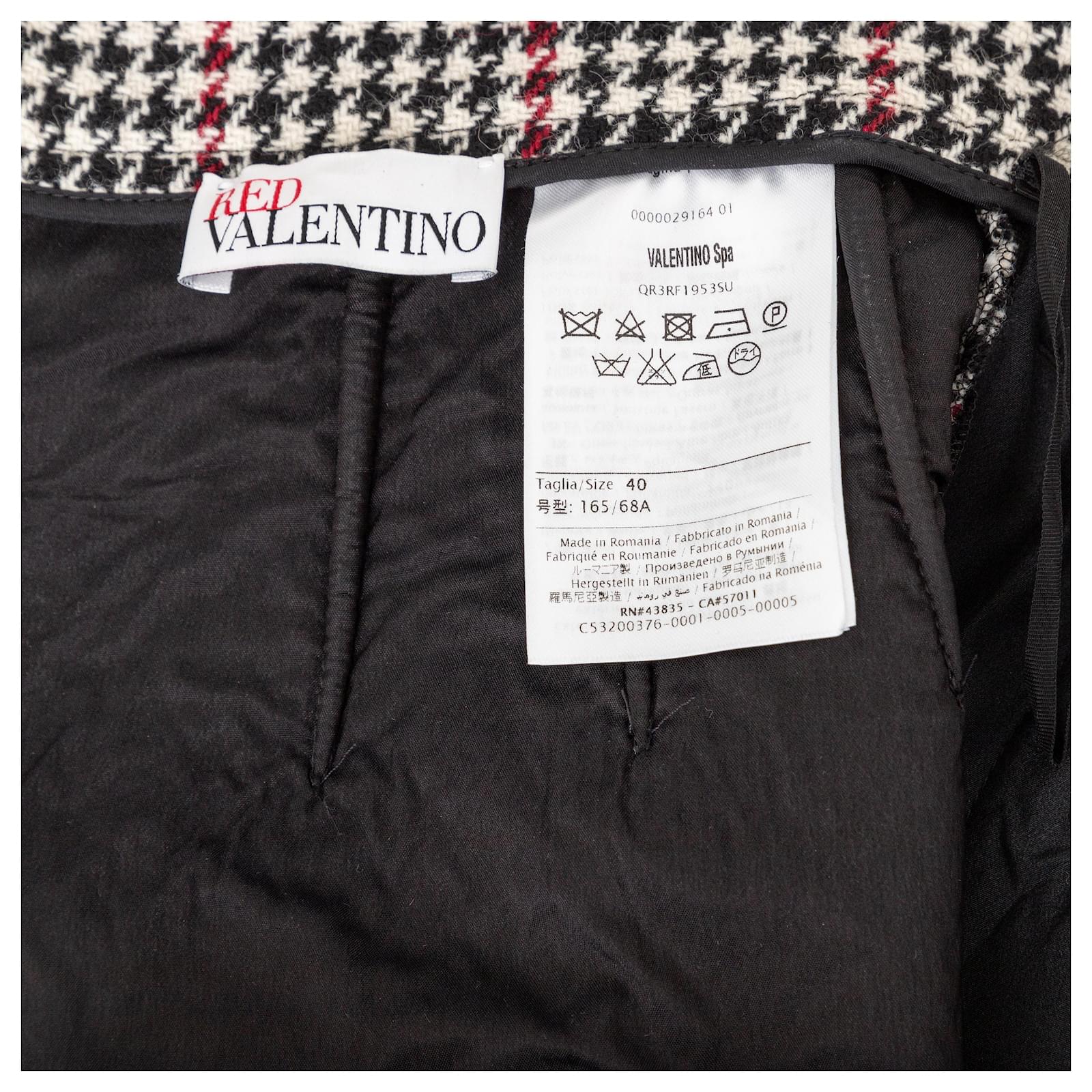 Valentino Garavani Red Valentino Houndstooth Pattern Shorts