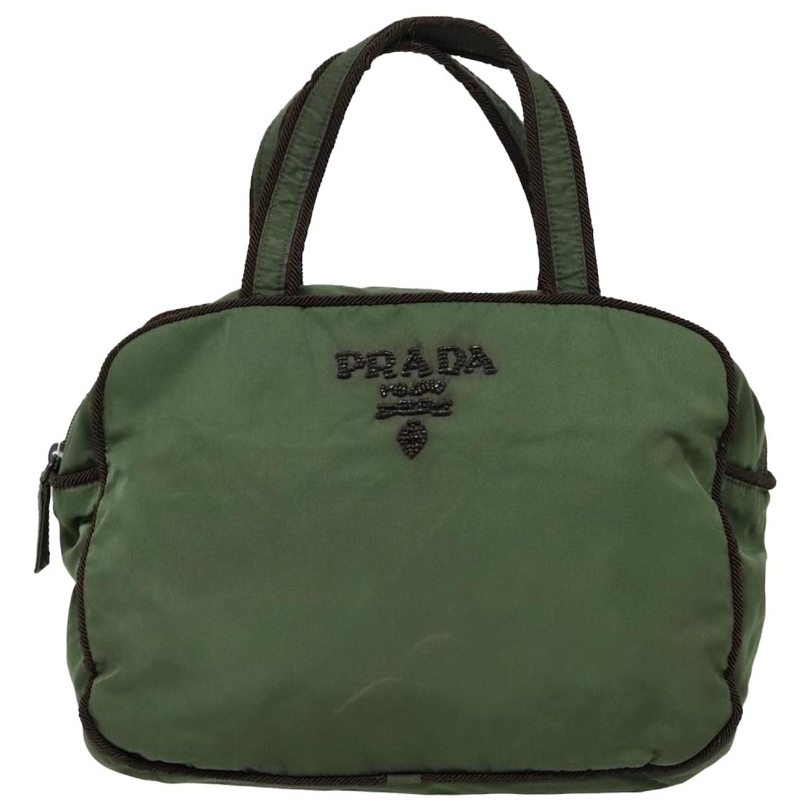 PRADA Hand Bag Nylon Green Auth bs18092 ref.JC1677368 (Sold