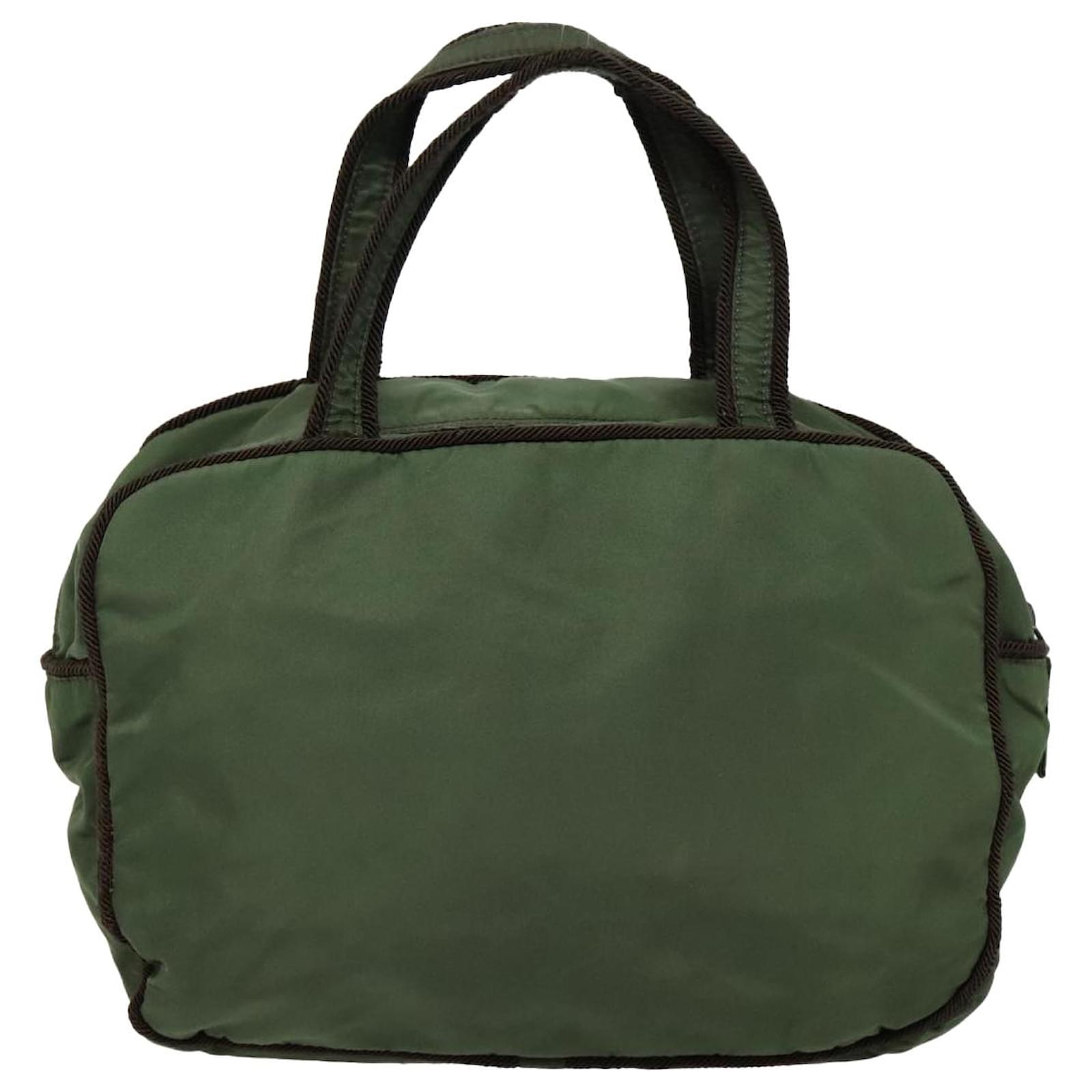 PRADA Hand Bag Nylon Green Auth bs18092 ref.JC1677368 (Sold
