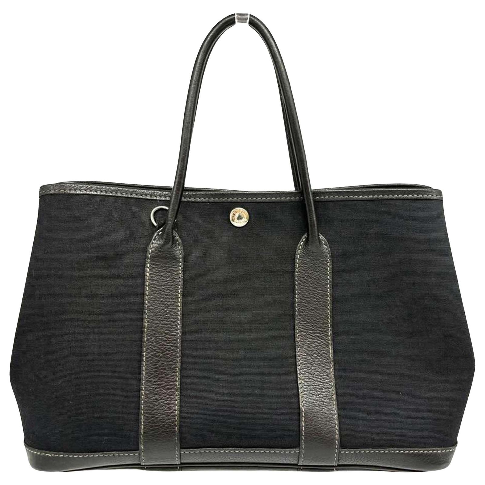Hermès Garden Party Black Cloth ref.1677922 - Joli Closet