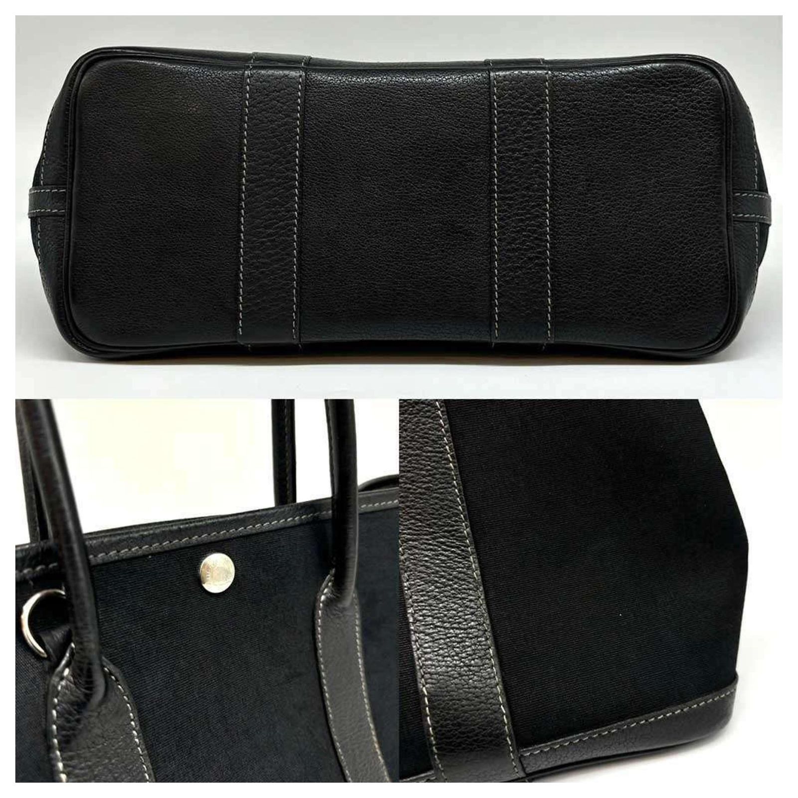 Hermès Garden Party Black Cloth ref.1677922 - Joli Closet