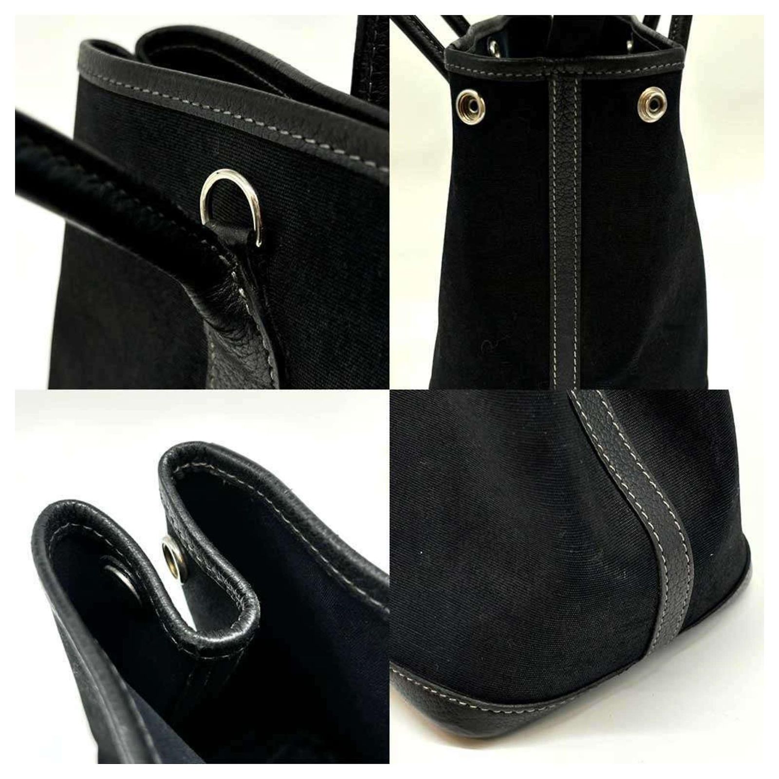 Hermès Garden Party Black Cloth ref.1677922 - Joli Closet