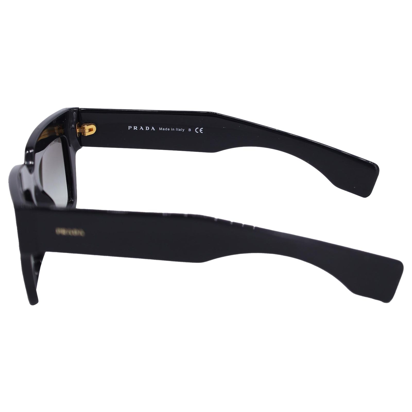 New Authentic PRADA  Acetate Cat Eye Sunglasses SPR 03W Black Havana Prada Logo Acetate Cat-Eye Sunglasses - Bergdorf Goodman main image 2