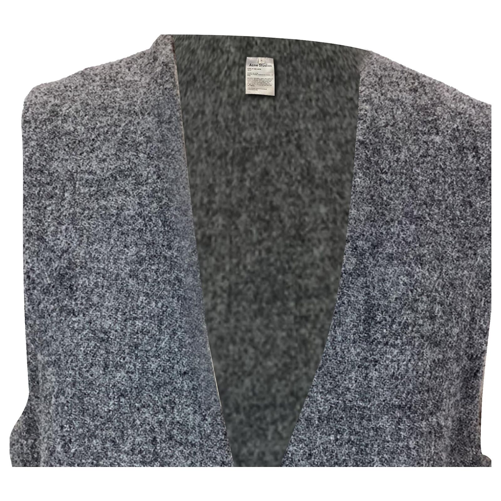 Acne Studios Harris Tweed Vest in Grey Wool ref.JC1678083 (Sold 