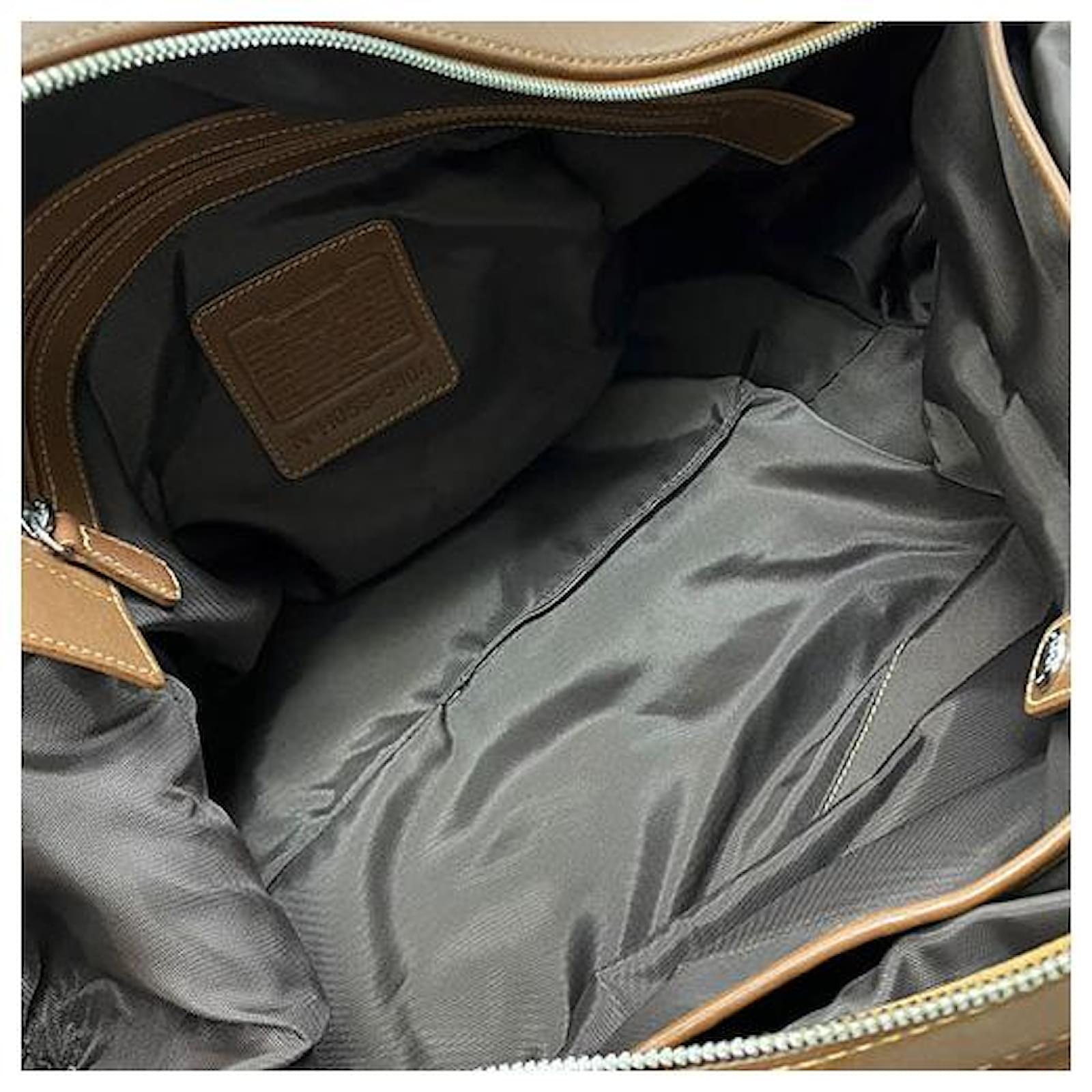 Coach Leather Boston Bag 5404 2WAY Brown ref.JC1678965 (Sold