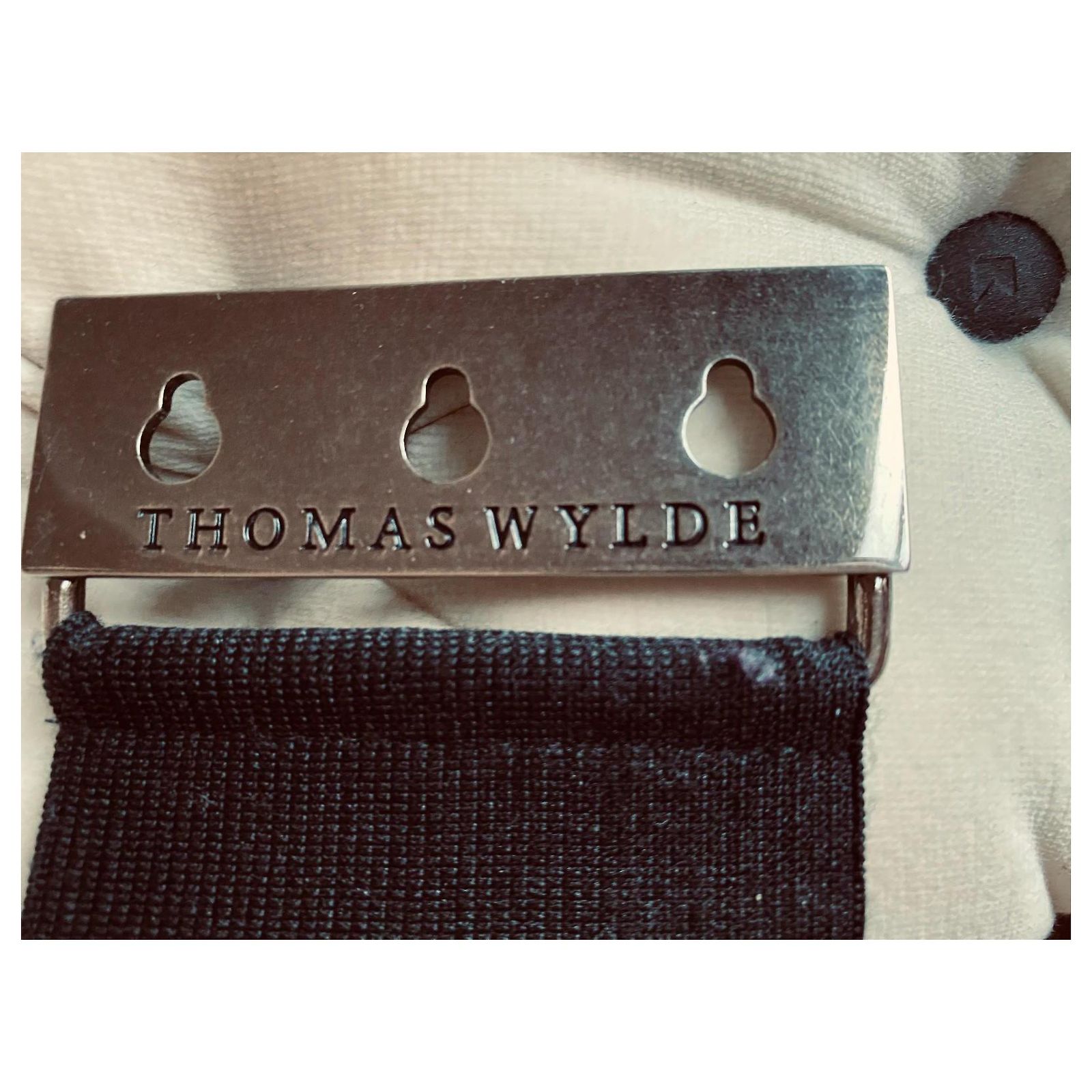 Thomas Wylde Leather Belt Belt Thomas Wylde Black size S International in Suede - 5036785 main image 4