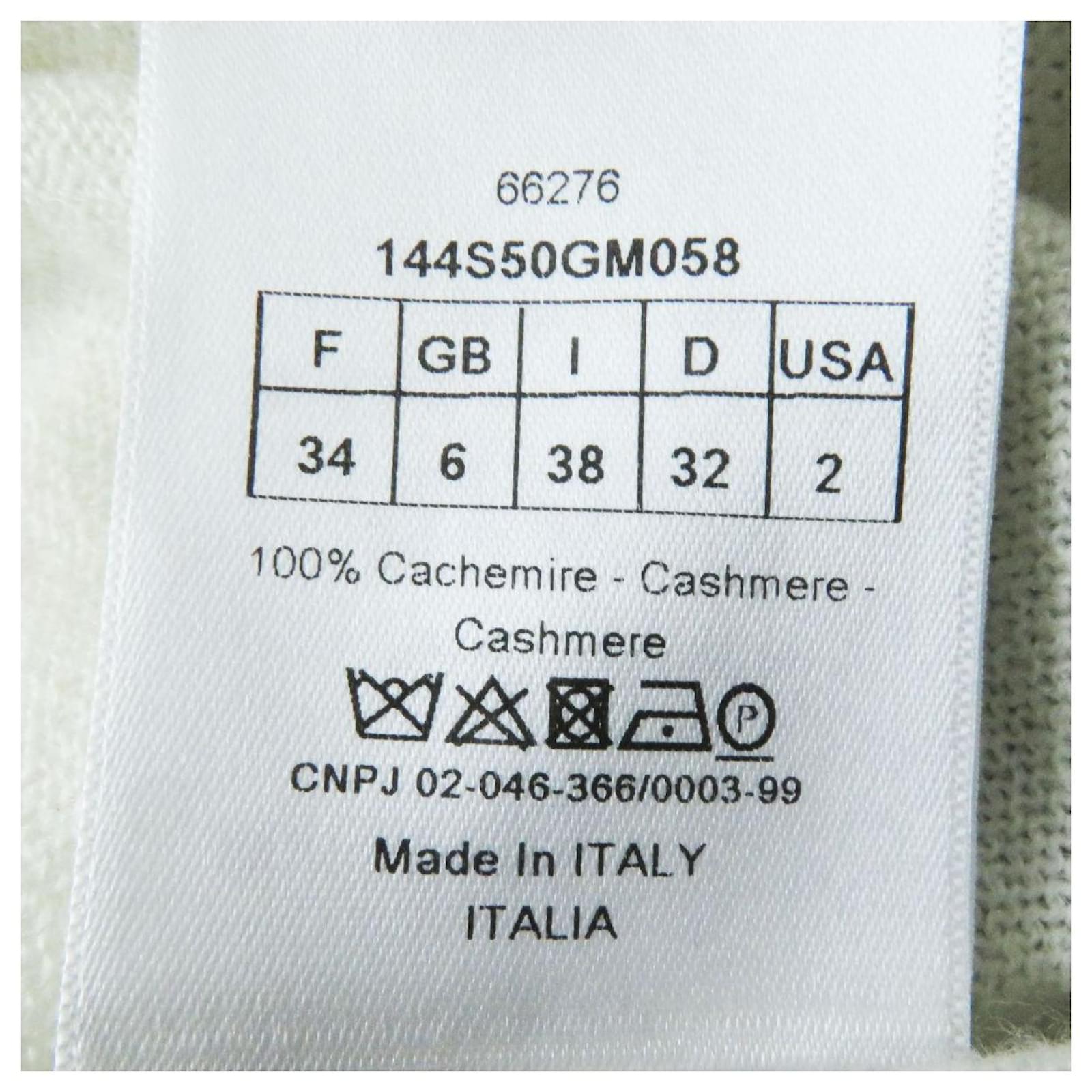 Dior Cashmere Knit Pullover LOVE MOVES ref.1684557 - Joli Closet