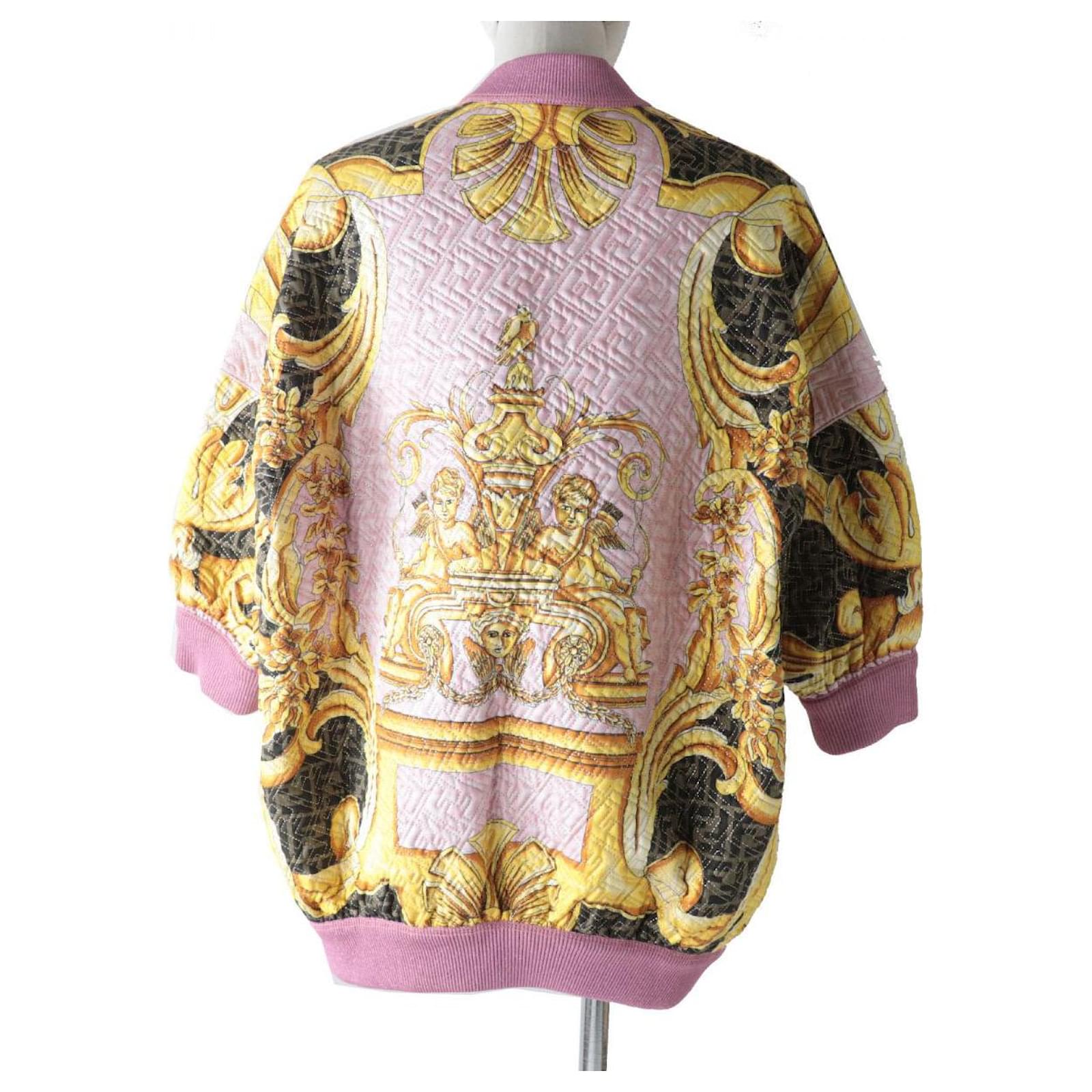 Versace Bomber Jacket Silk Jacket Joli Closet