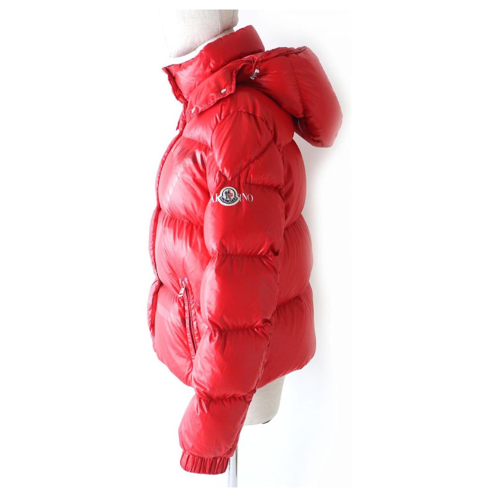 美品RED VALENTINO ダウンジャケット 40ハンガー付き Valentino Moncler V Logo Down Jacket Red 40 Cloth ref