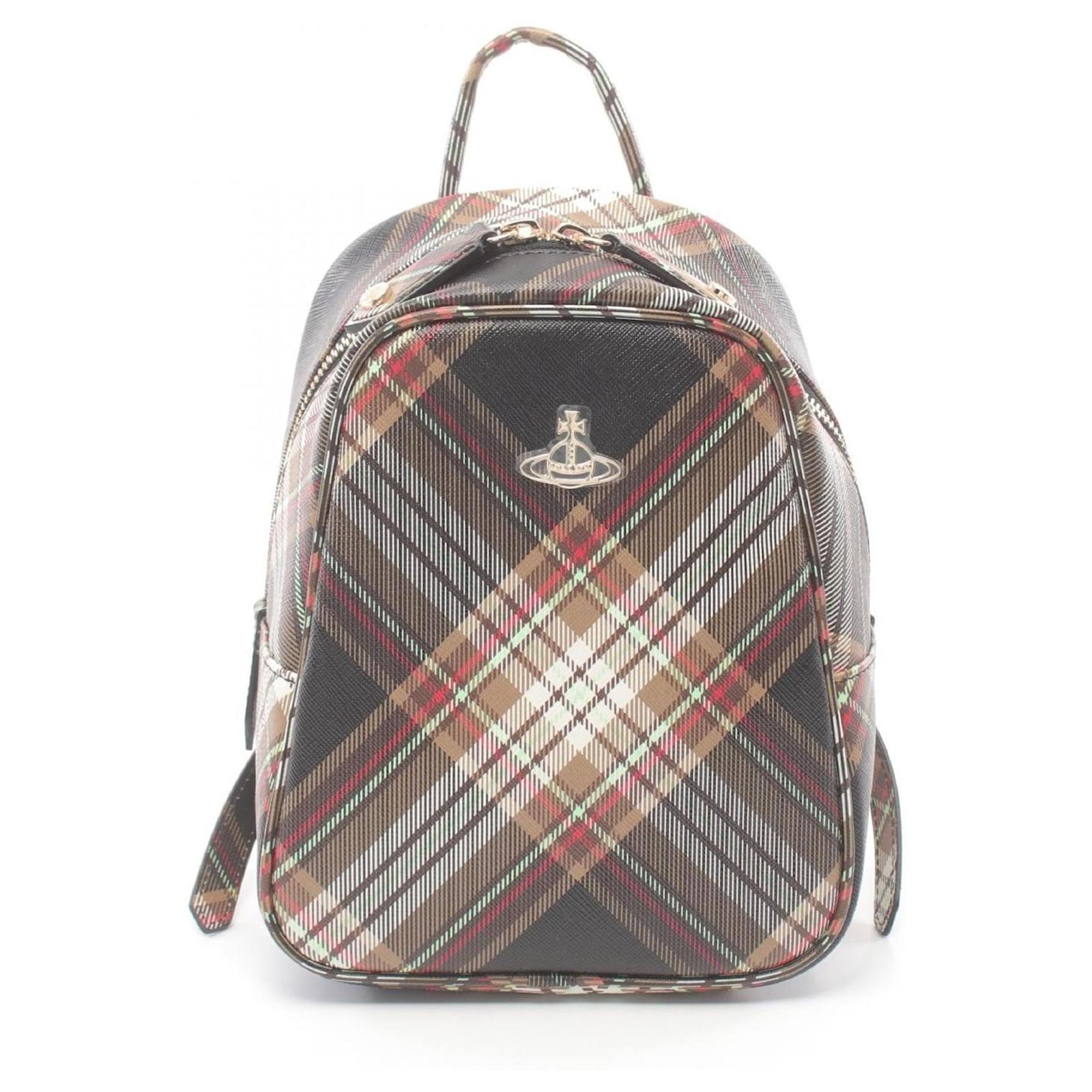 Vivienne westwood tartan backpack sale