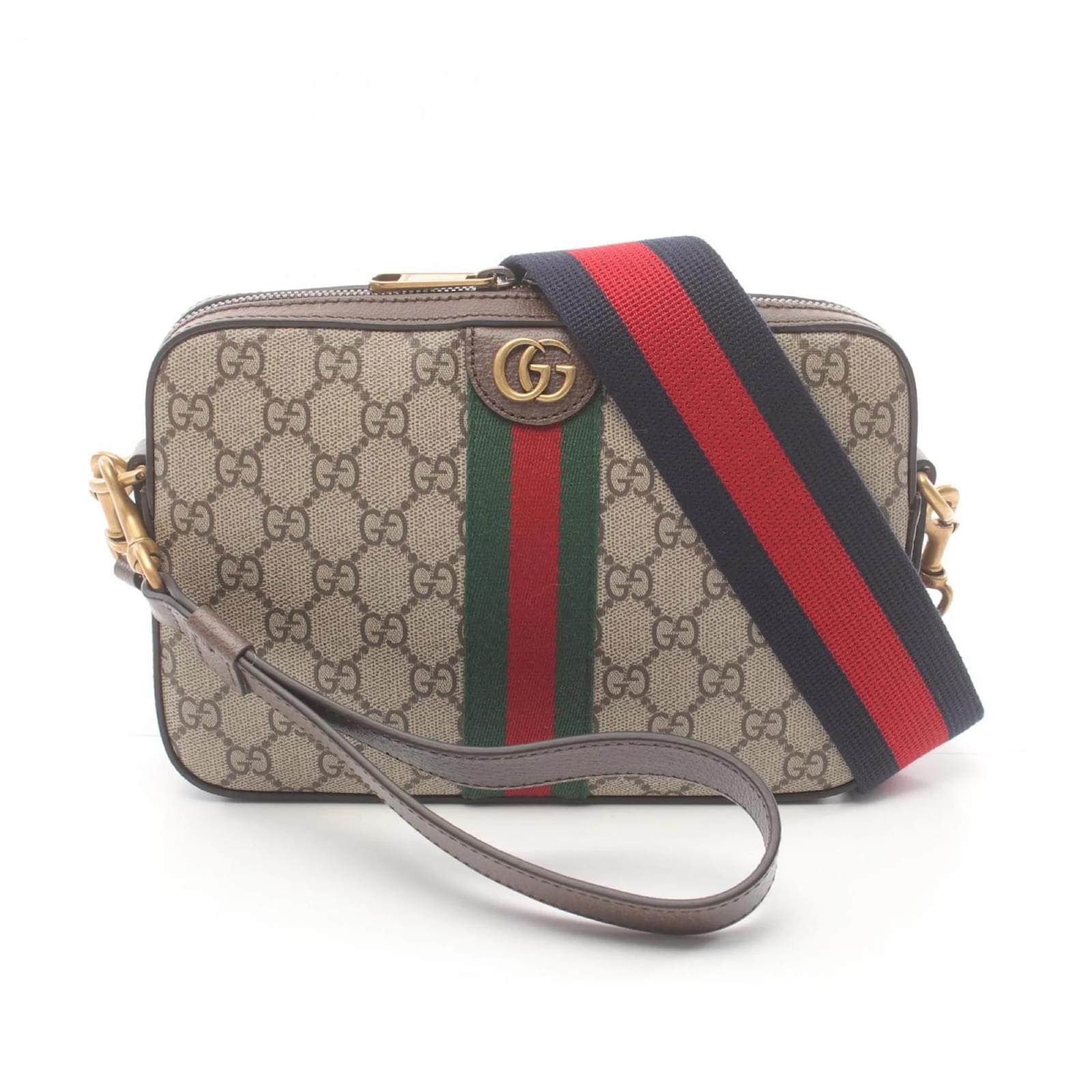 Gucci GG Supreme Sherry Line Shoulder Bag Multiple colors Beige