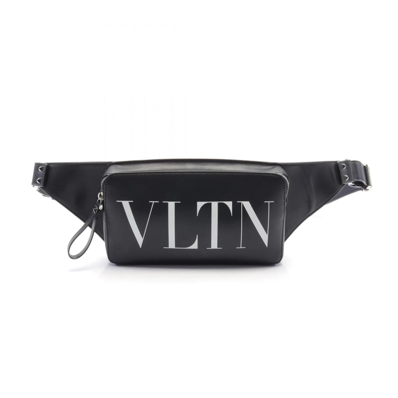 Waist Bag Vltn Bauchtasche Gürtel Bauchtasche Aus Glattem Leder
