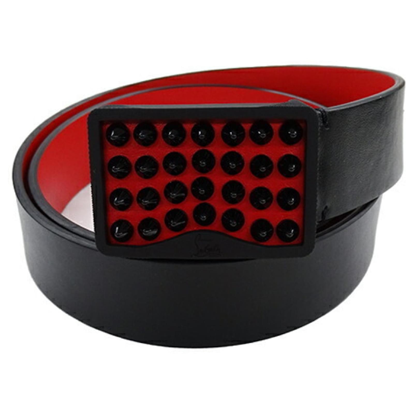 christian louboutin belts mens