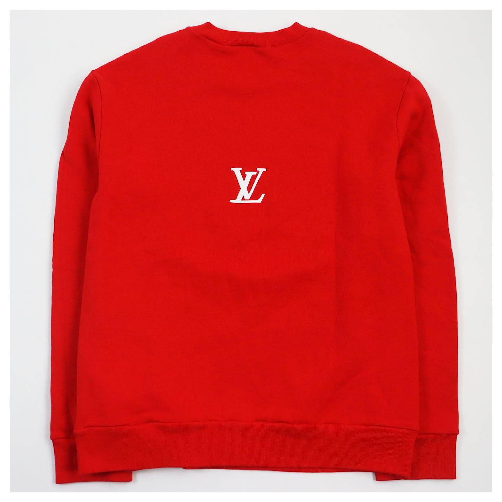 Louis Vuitton ROCKERS Crewneck Sweatshirt Red XL Cotton ref
