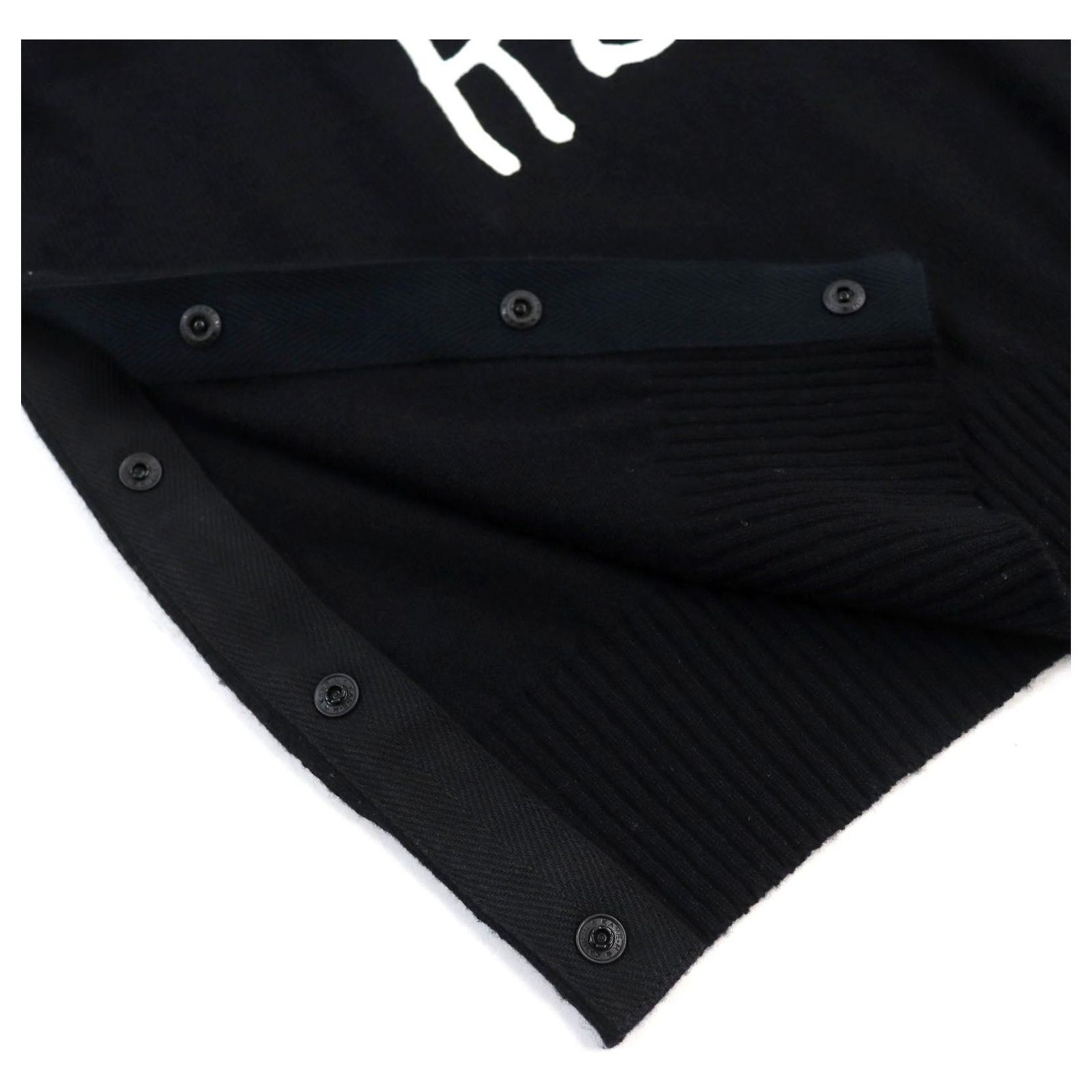 Sacai MADSAKI Embroidery Knit Pullover Black ref.JC1697513 (Sold 