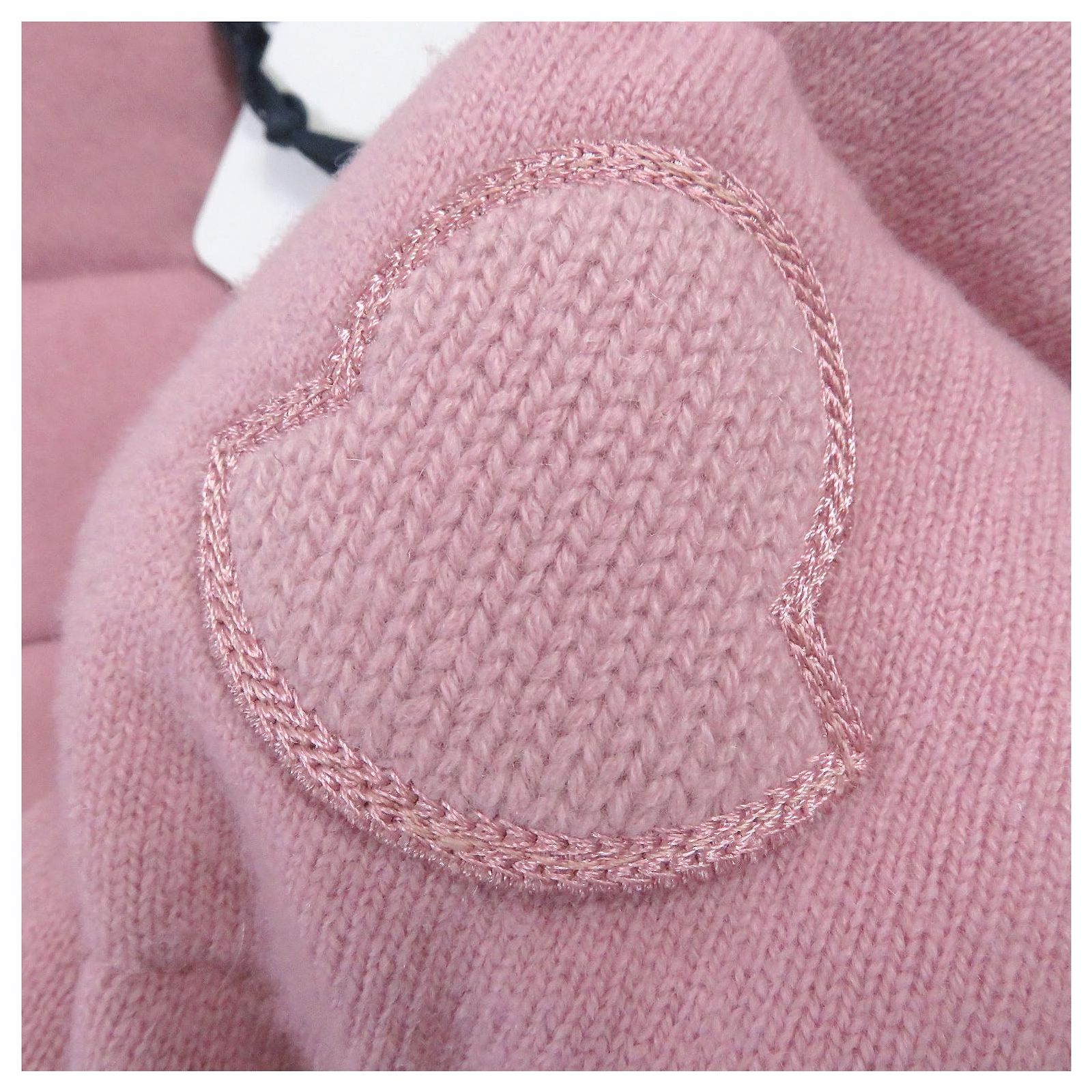 Autre Marque Moncler CAYEUX Wool Cashmere Down Jacket Pink ref 
