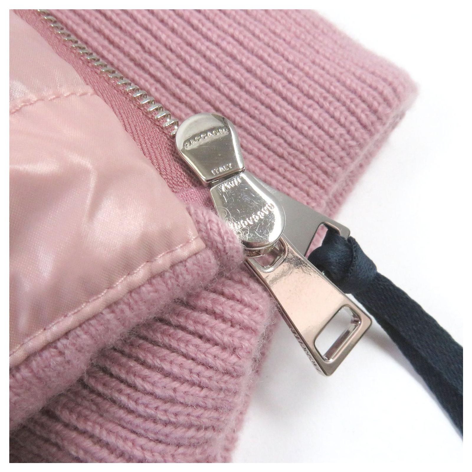 Autre Marque Moncler CAYEUX Wool Cashmere Down Jacket Pink ref 