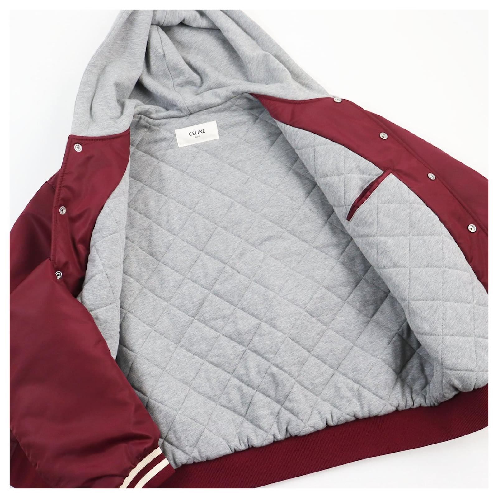 Céline CELINE Nylon Oversized Teddy Jacket with Hood ref