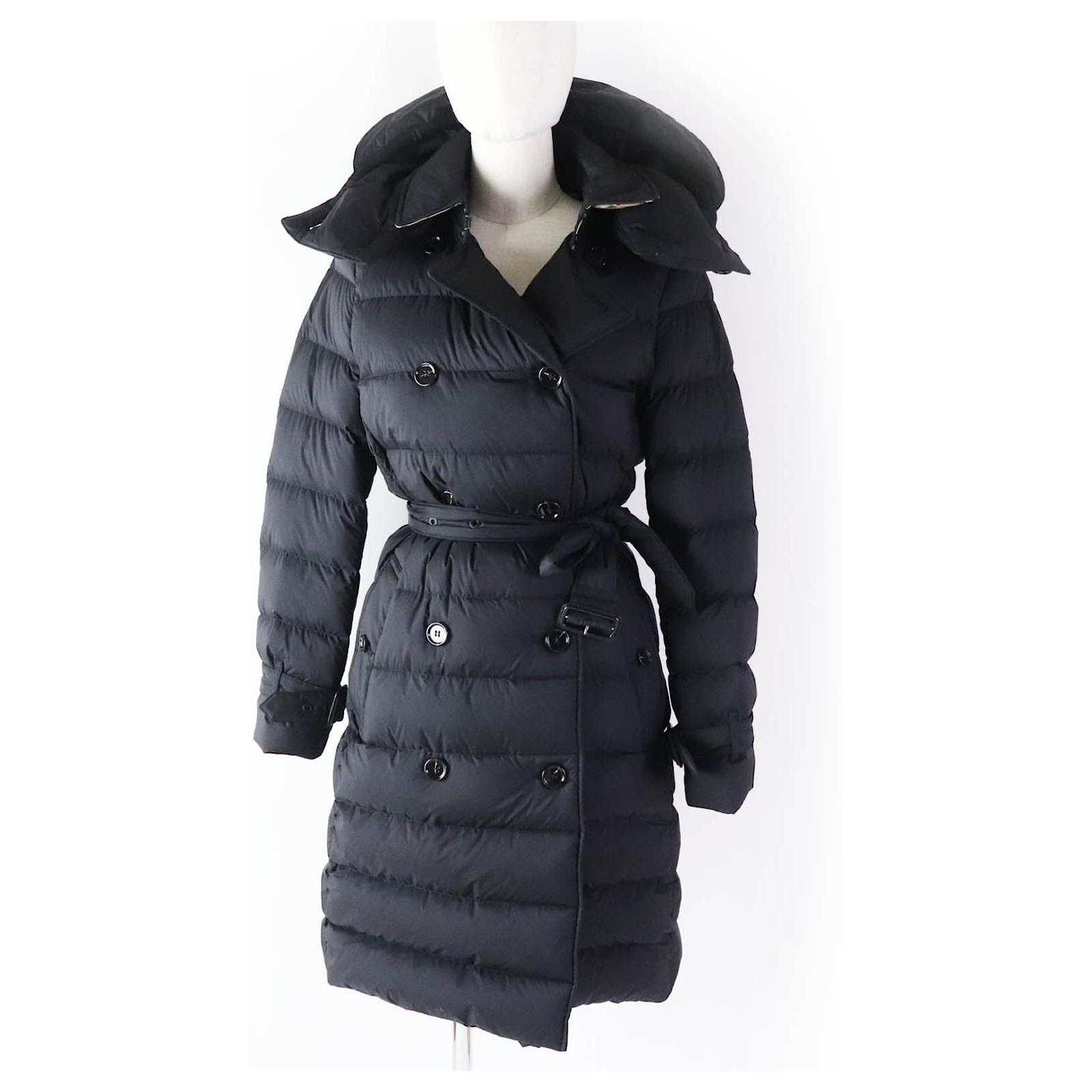 Down Jacket Burberry Belted Coat Belted Coat Long Puffer Coat