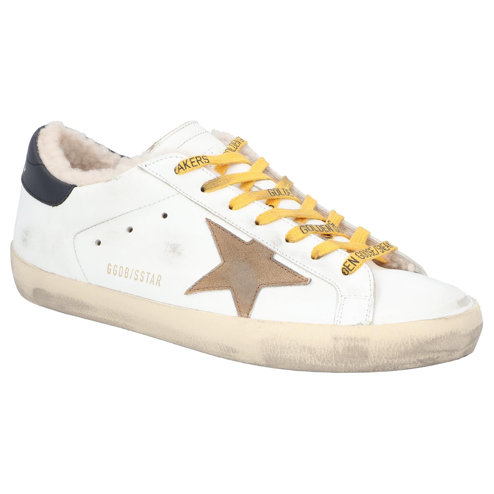 golden goose superstar white navy