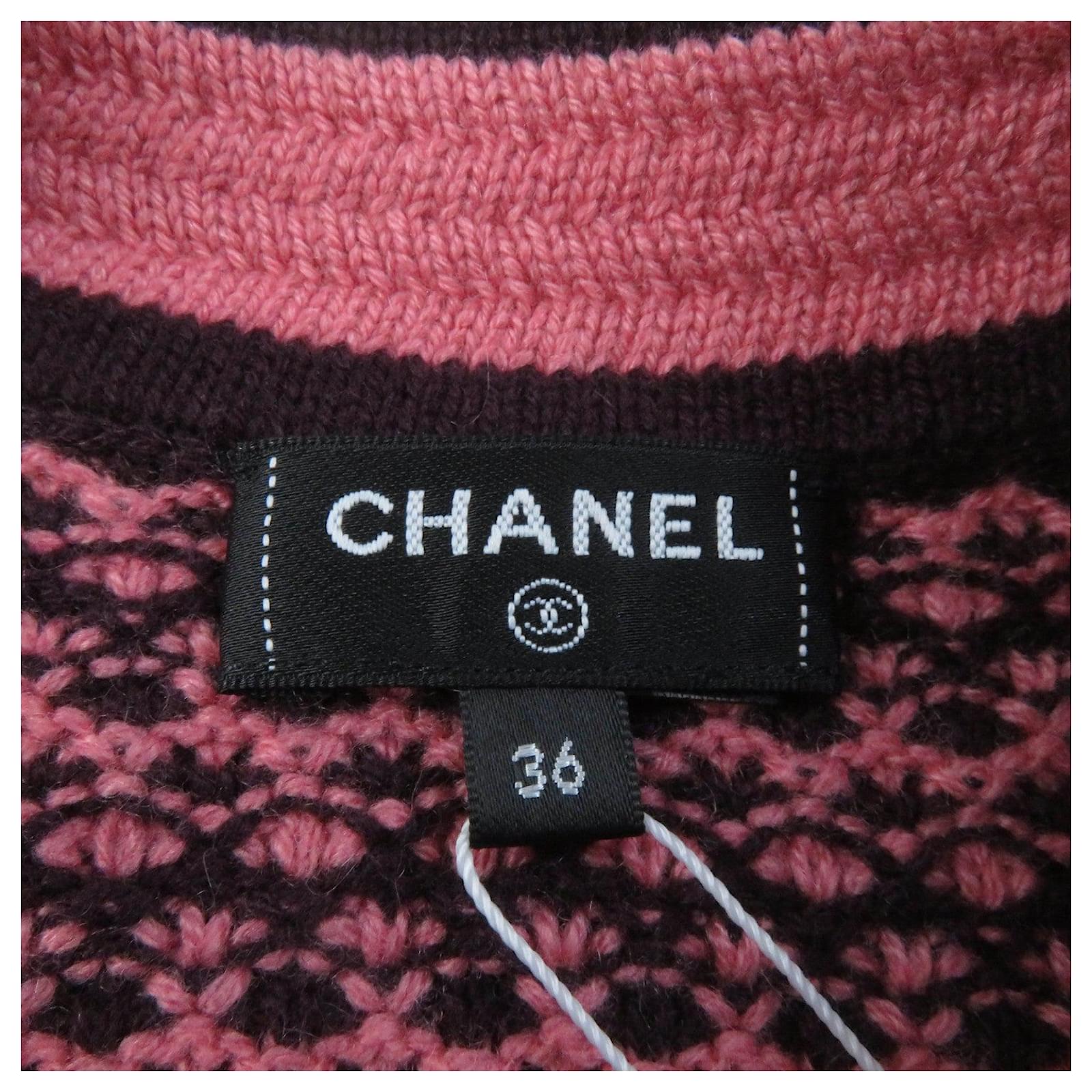 Chanel Cashmere COCO Mark Sleeveless Knit Dress ref.1702822