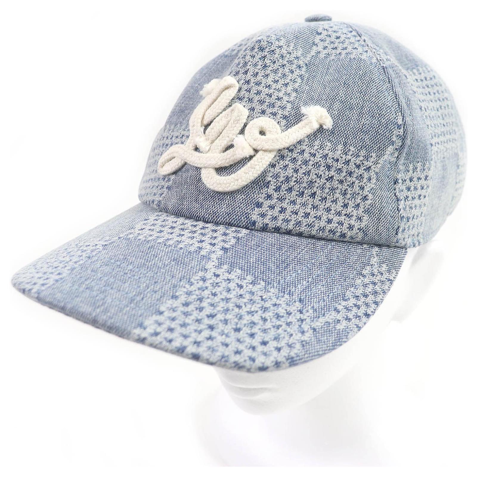 Louis Vuitton Damier Denim 3D Cap M7534L Cotton ref.1702989