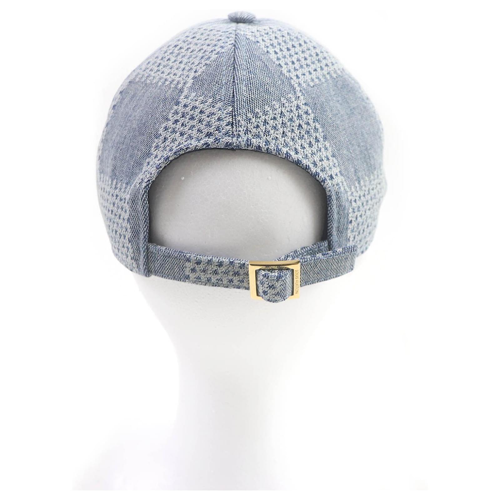 Louis Vuitton Damier Denim 3D Cap M7534L Cotton ref.1702989