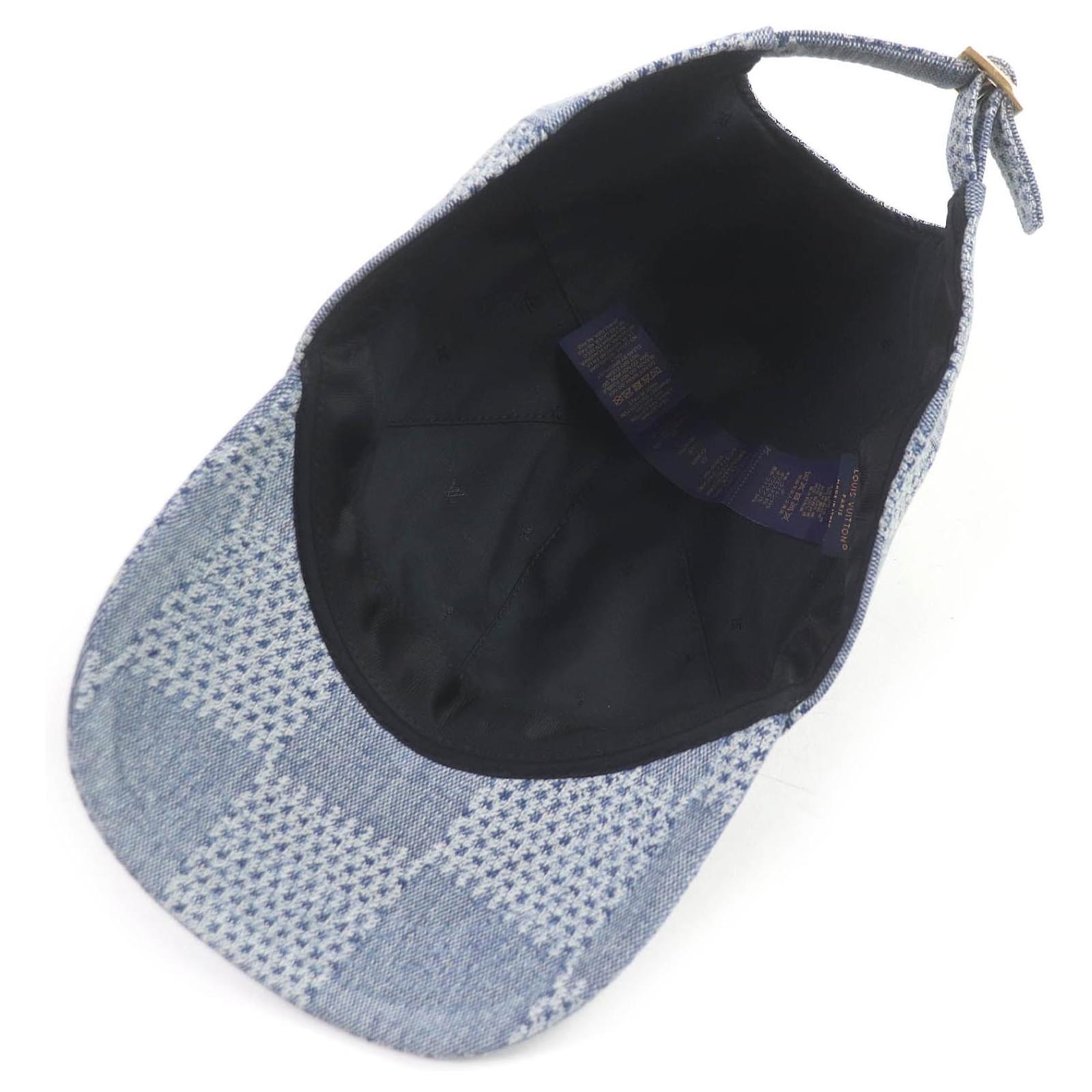 【ルイヴィトン】Louis Vuitton Damier Denim 3D Cap M7534L Louis Vuitton Damier Denim 3D Cap M7534L Cotton ref.1702989
