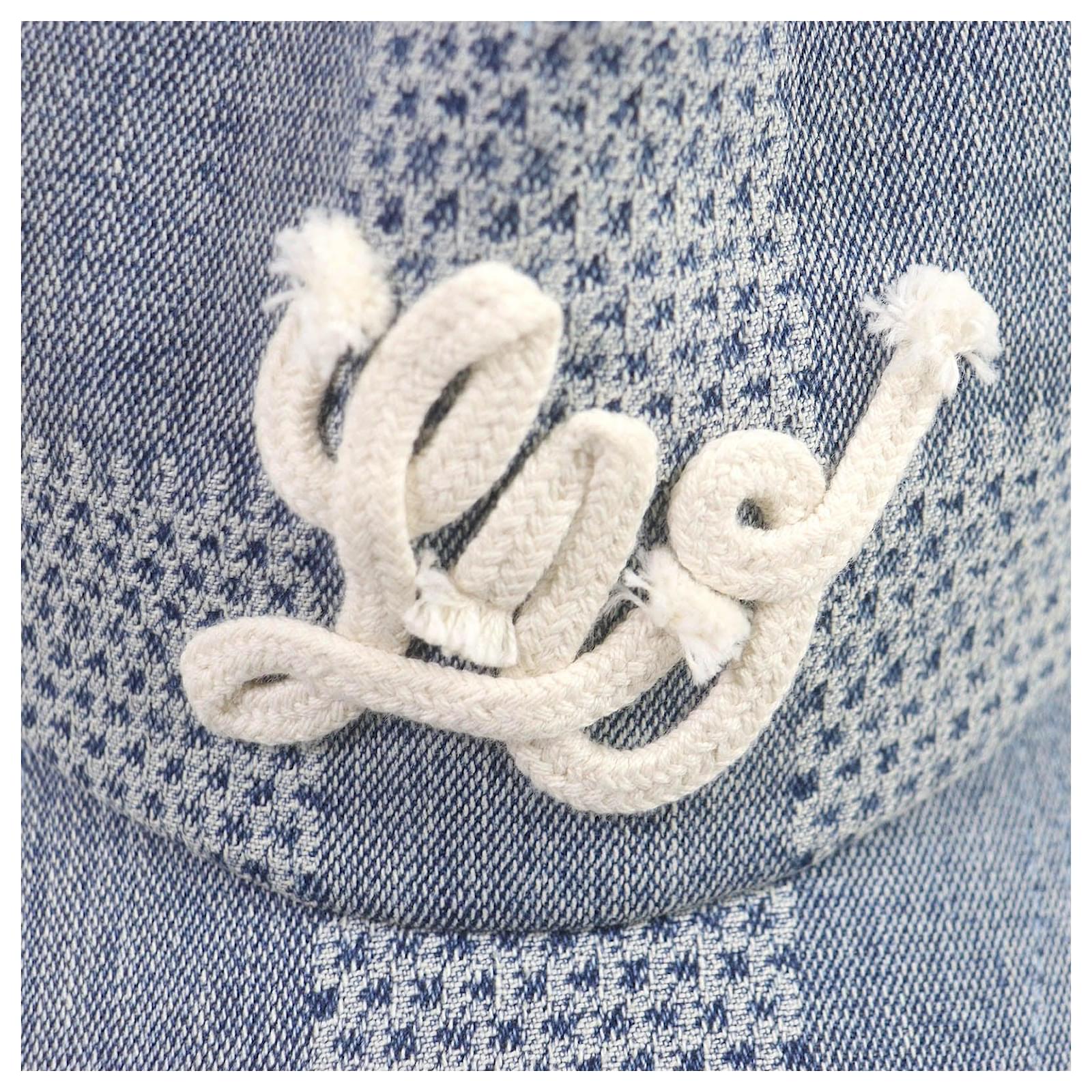 Louis Vuitton Damier Denim 3D Cap M7534L Cotton ref.1702989