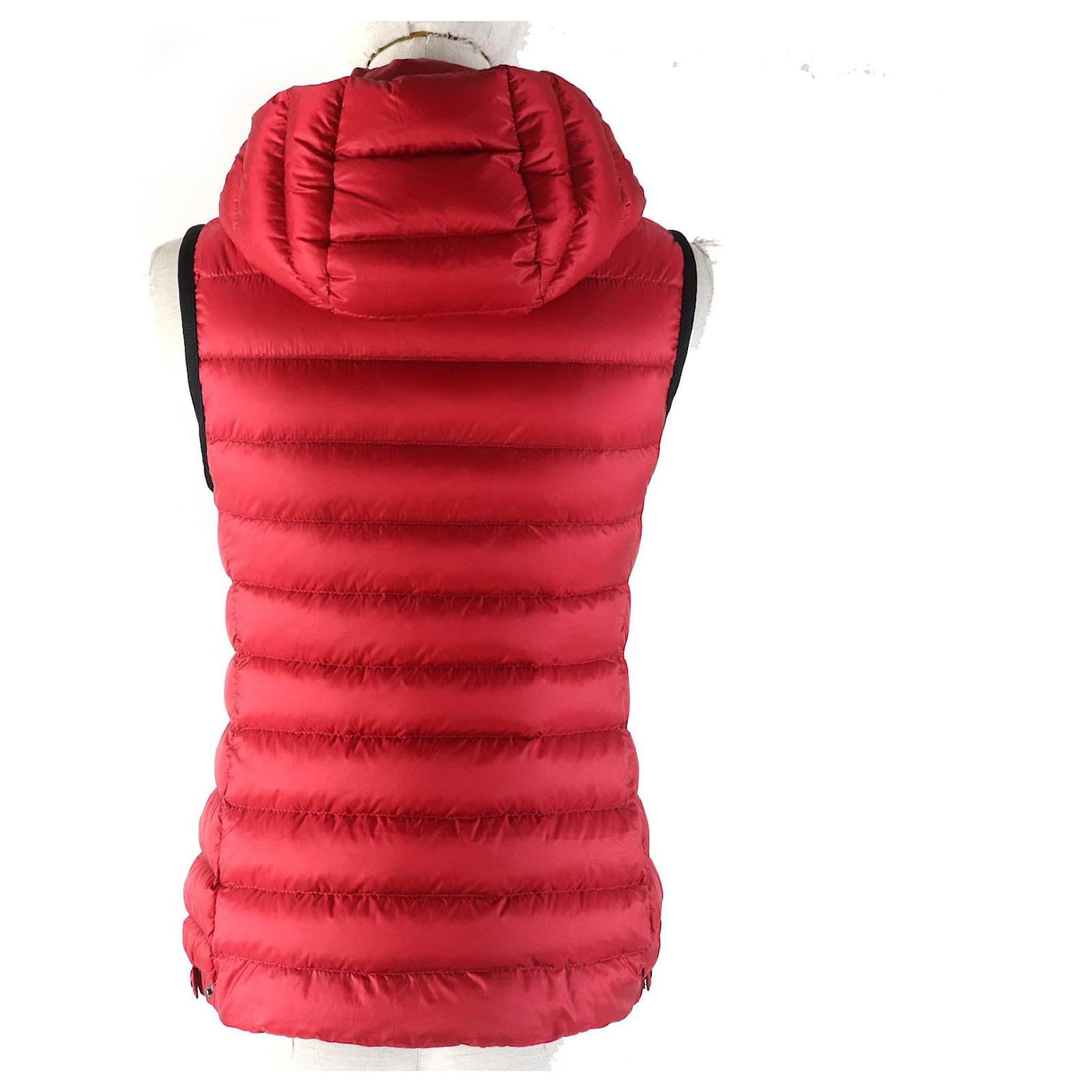 Moncler Weste Damen Rot Gwenyth Daunenweste Moncler X Palm Angels