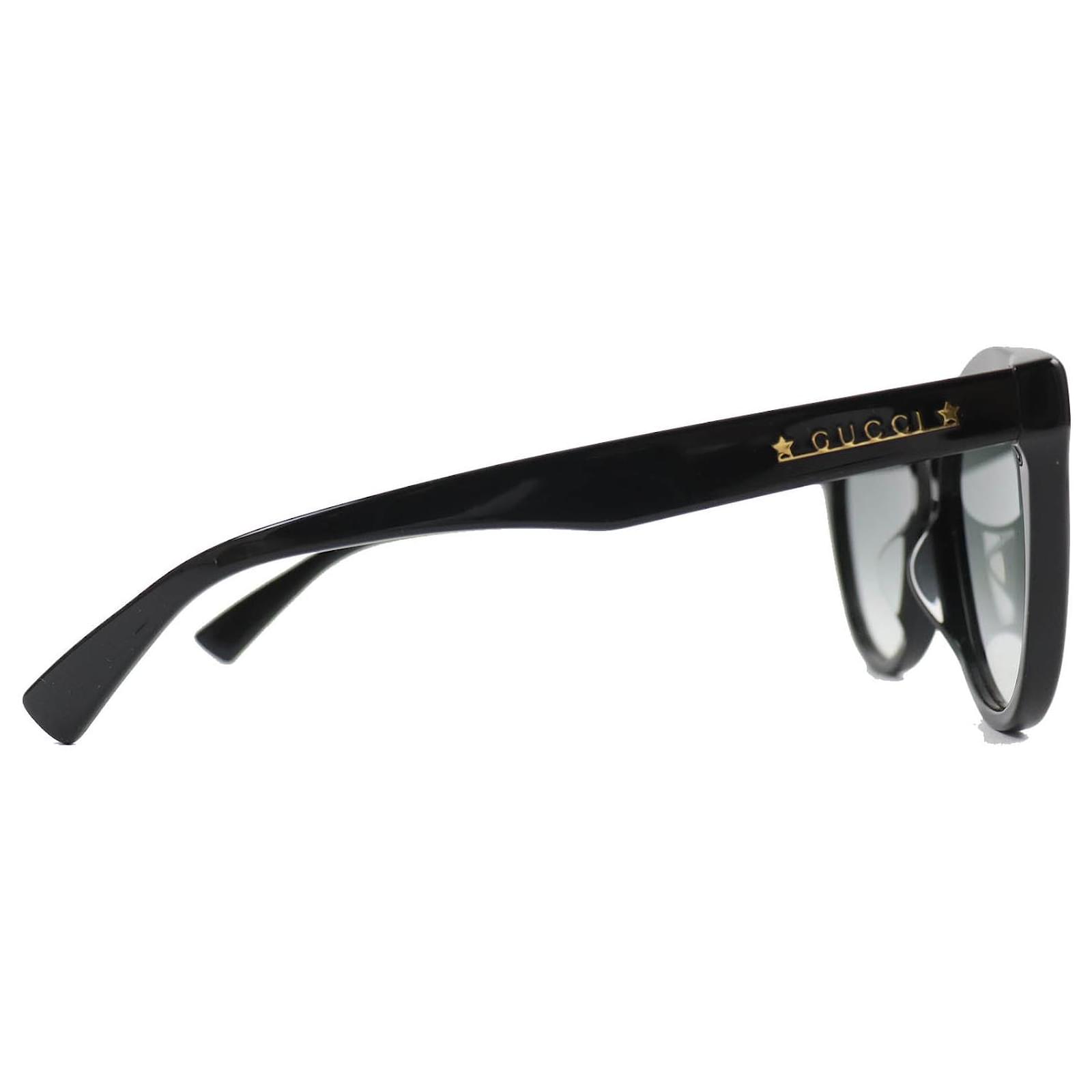 GUCCI GG1171SK 002 Star Asian Fit Sunglasses Black Plastic
