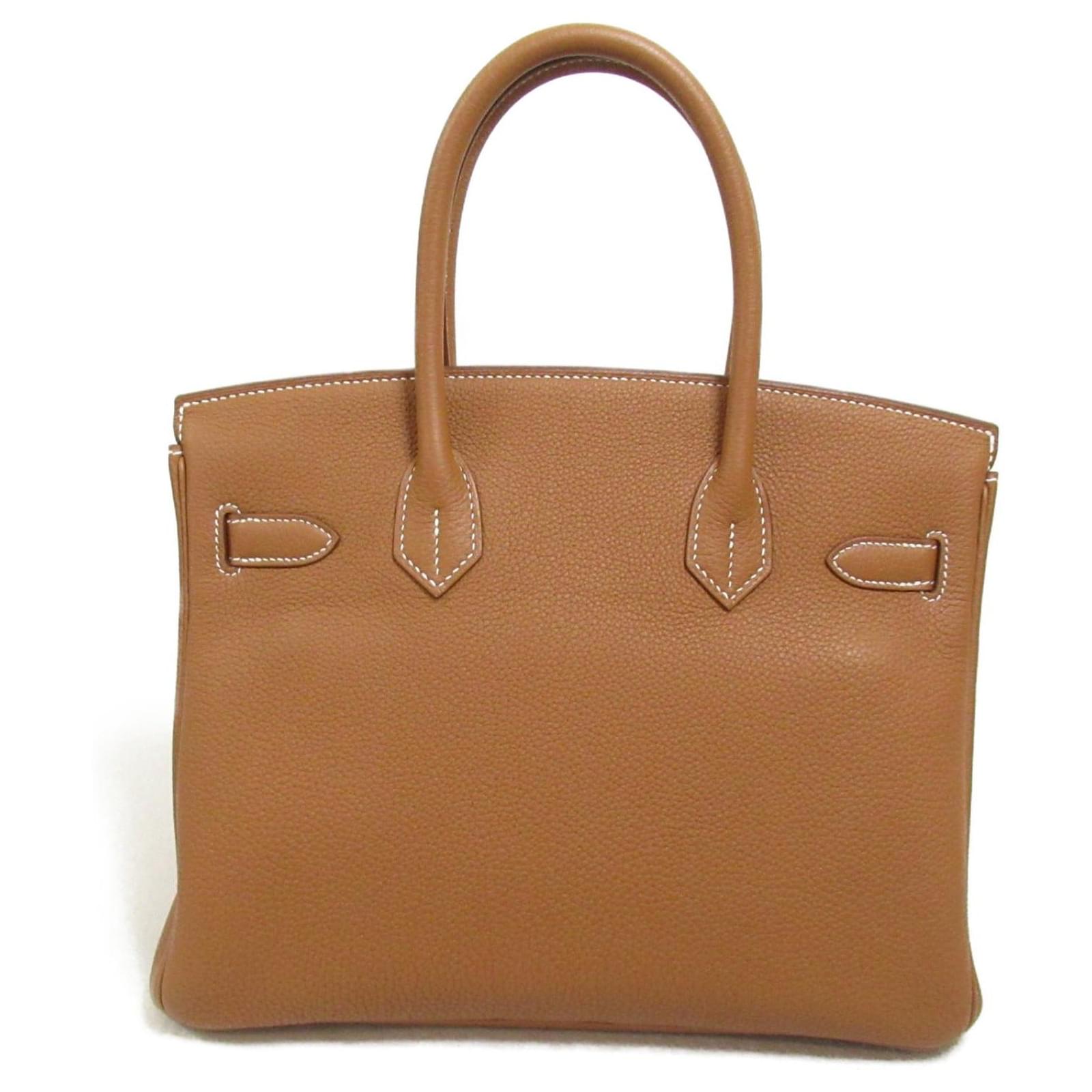 Hermes Hermes Togo Leather Birkin 30 Handbag Golden ref.1705420 Joli Closet