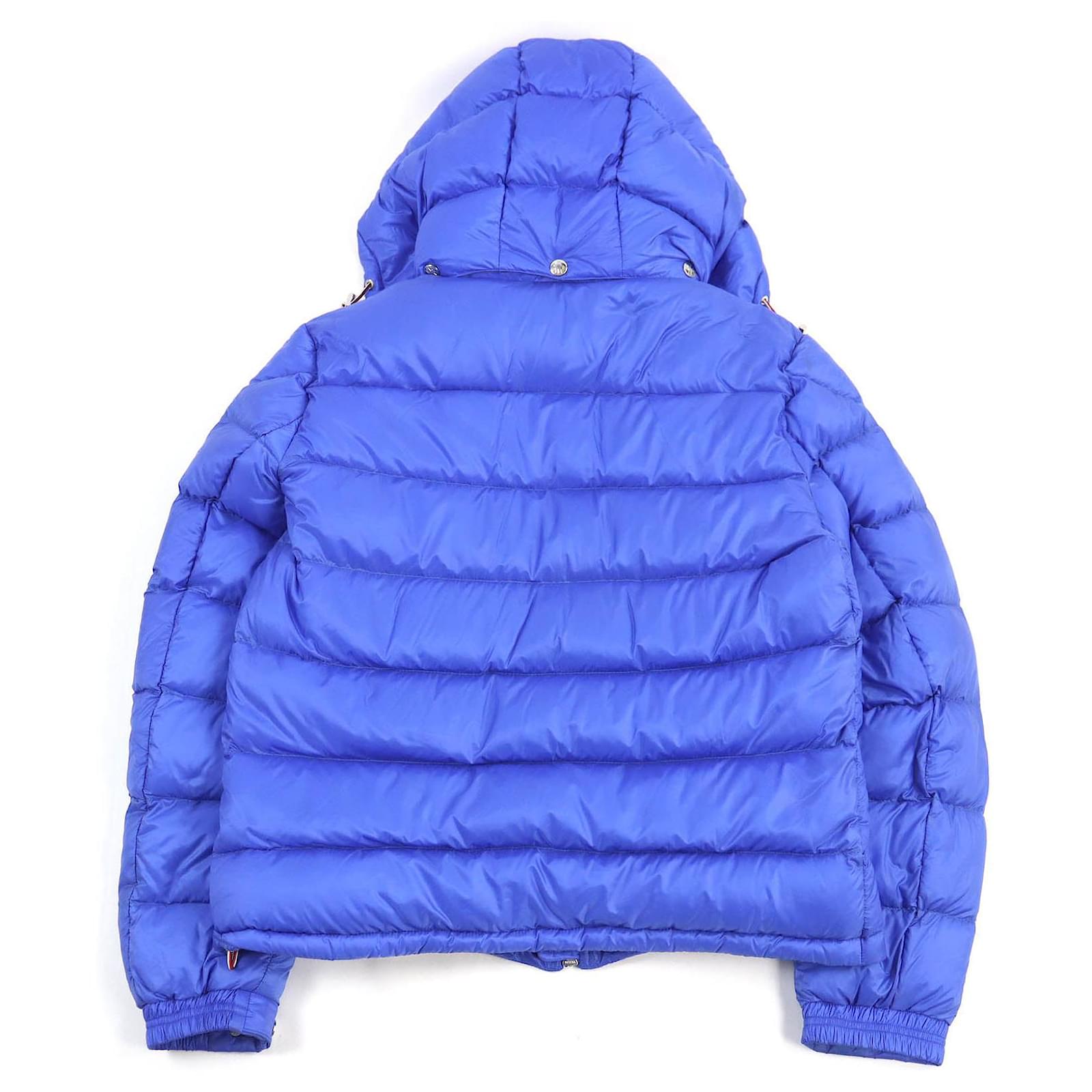 Moncler BRAMANT Nylon Down Jacket Blue ref.1705940 - Joli Closet