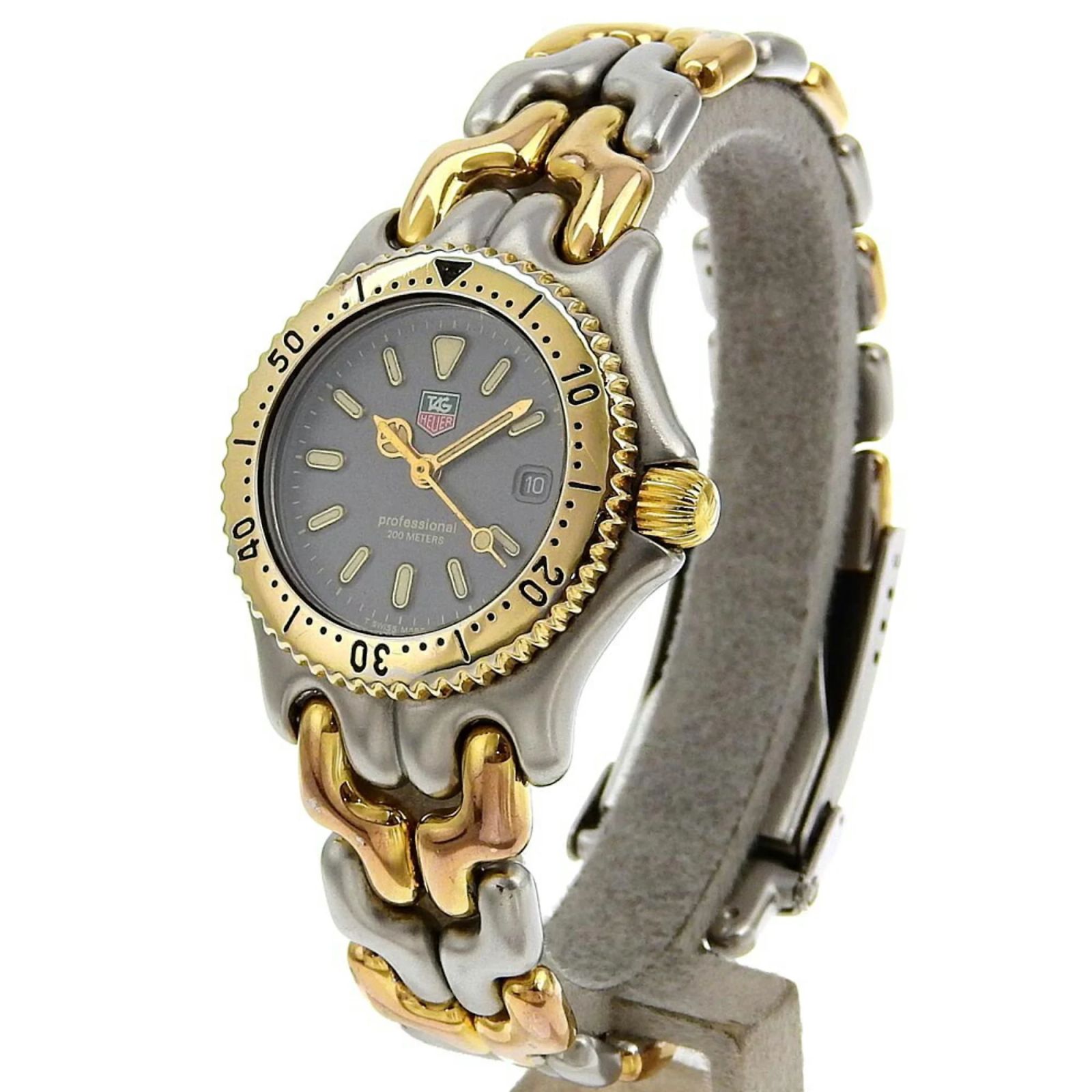 TAG HEUER S95.215 Professional Cell Series Stainless Steel/SSxGP Ladies HEUER TAG Heuer Professional 200m S95.213 Stainless Steel & Gold 34mm main image 3