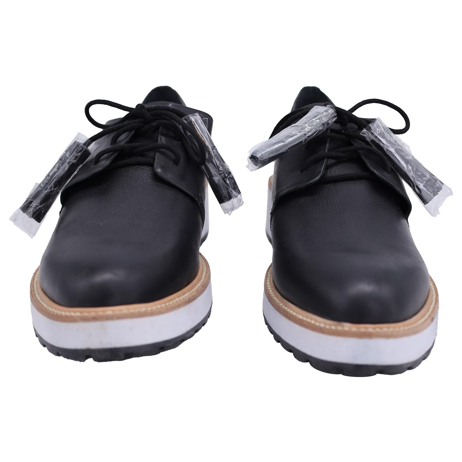 Loeffler Randall Callie Demi-Wedge Oxfords in Black Leather  display picture 2