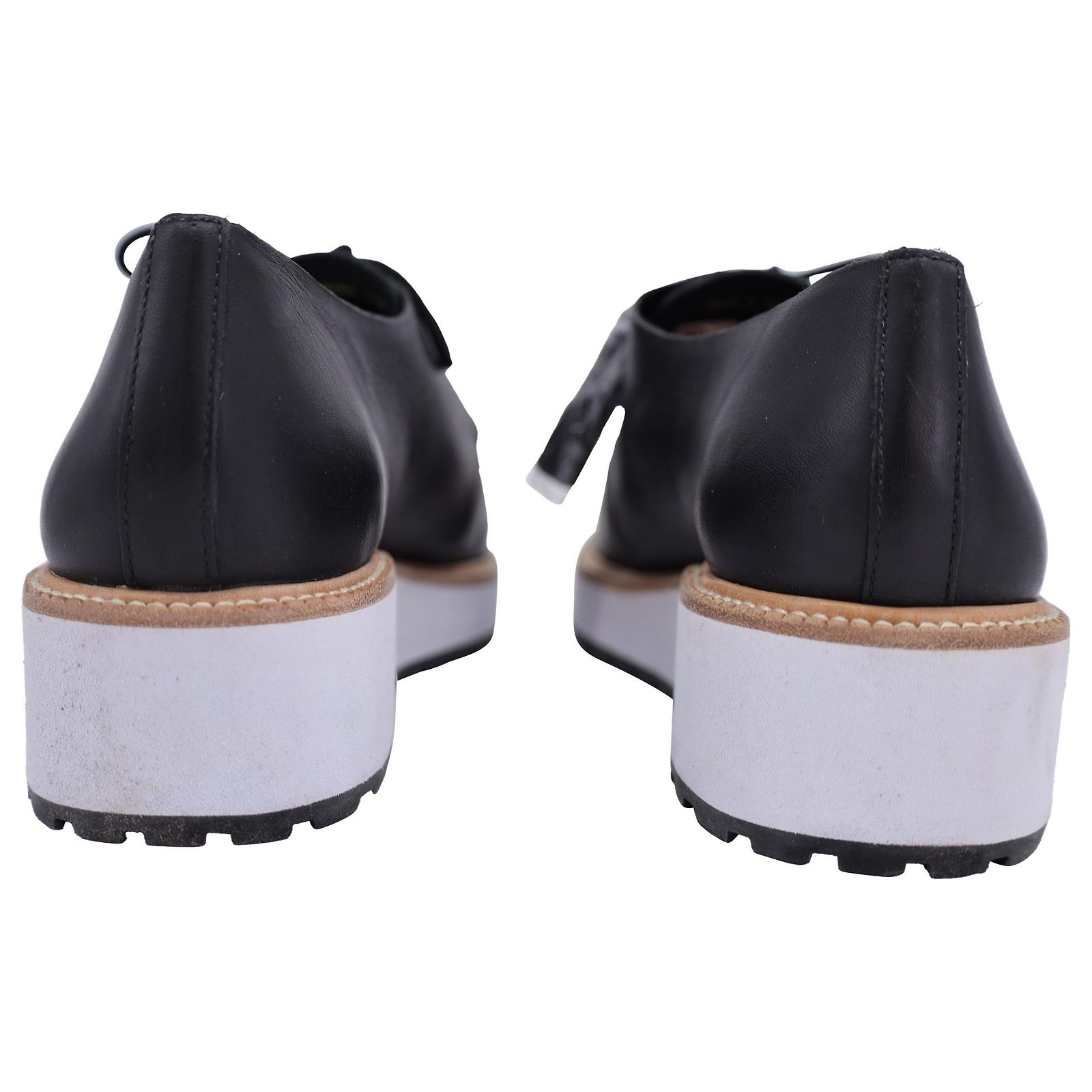 Loeffler Randall Callie Demi-Wedge Oxfords in Black Leather  display picture 1