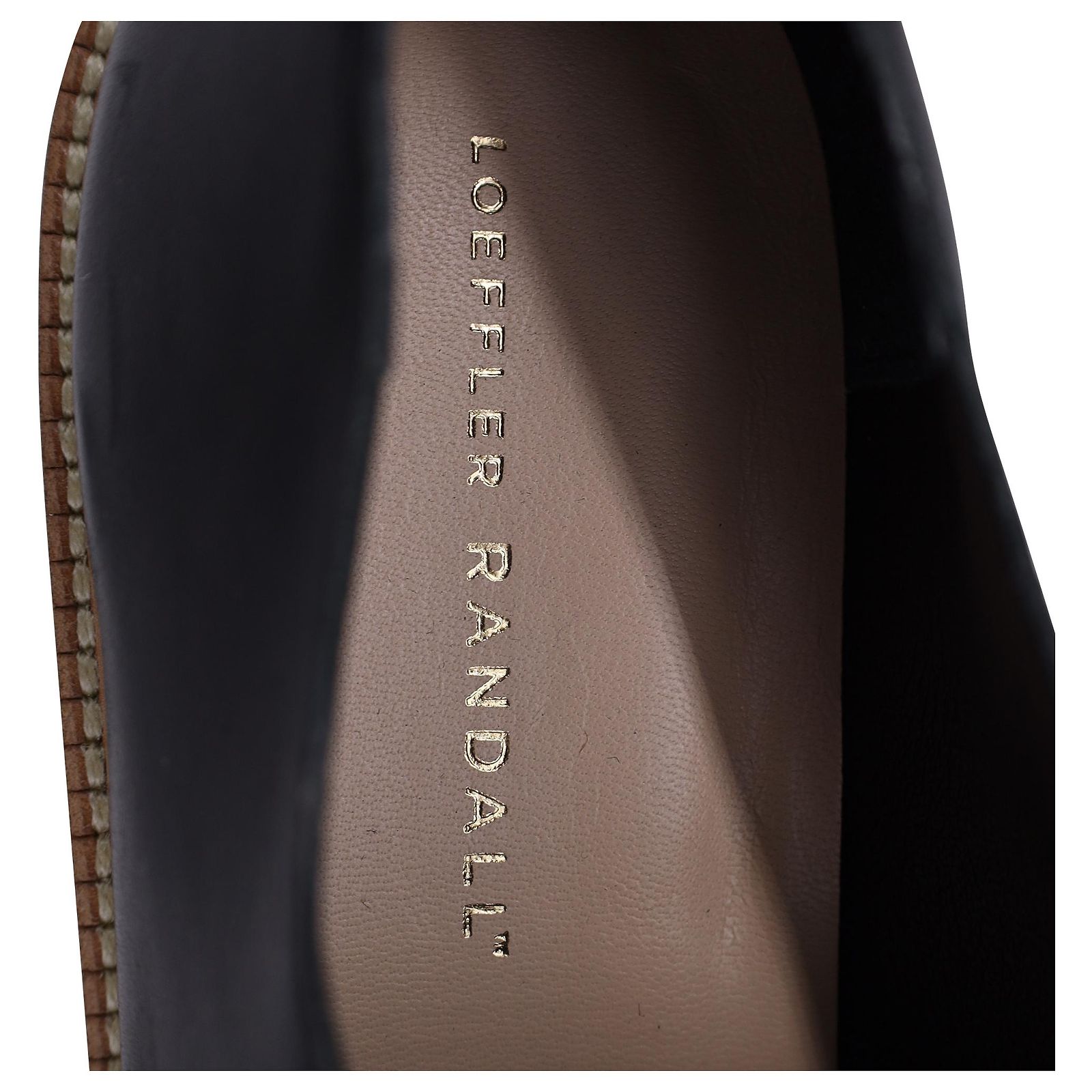 Loeffler Randall Callie Demi-Wedge Oxfords in Black Leather Loeffler Randall Callie Demi-Wedge Oxfords em couro preto  main image 3