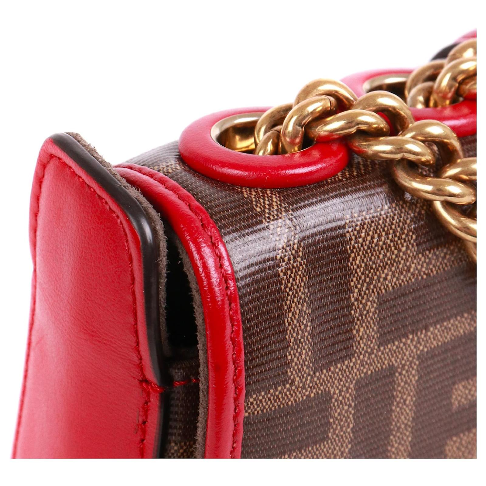 FENDI Fendi Double F mini shoulder bag in brown monogrammed