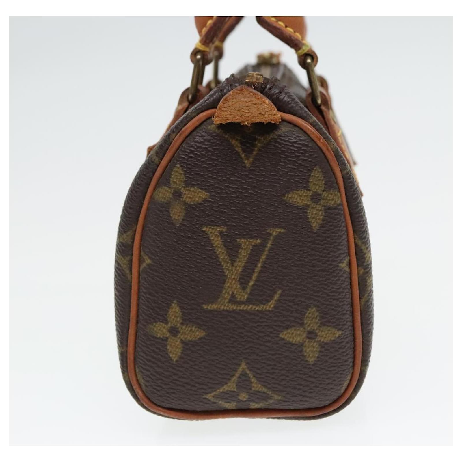 LOUIS VUITTON Monogram Mini Speedy Hand Bag M41534 LV Auth 93150