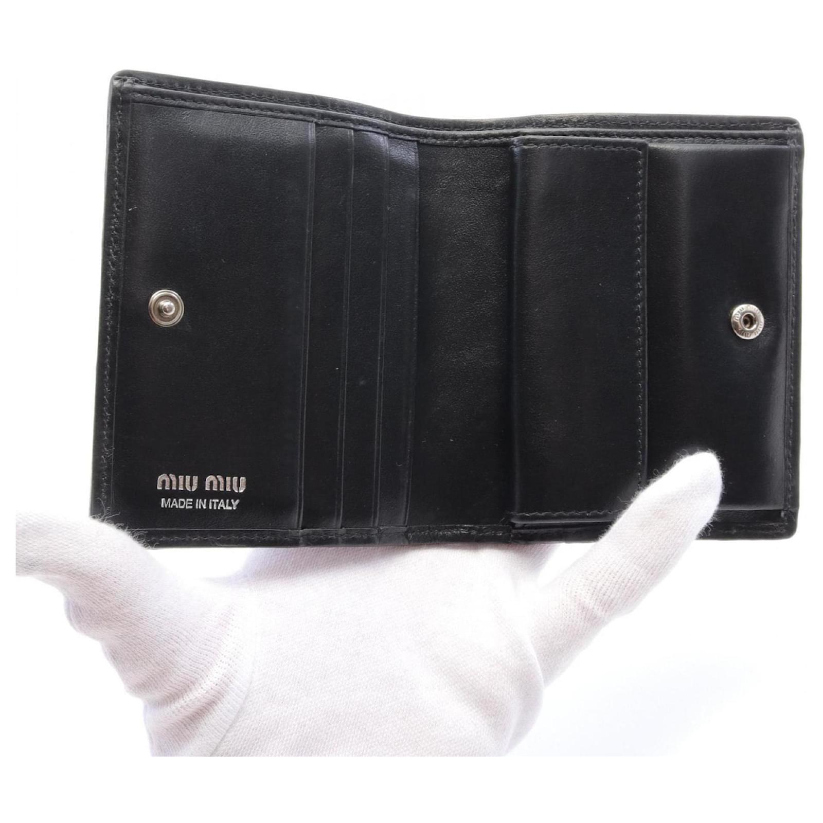 小物 Archive miu miu verclo wallet navy itimi Archive miu miu verclo wallet navy itimi
