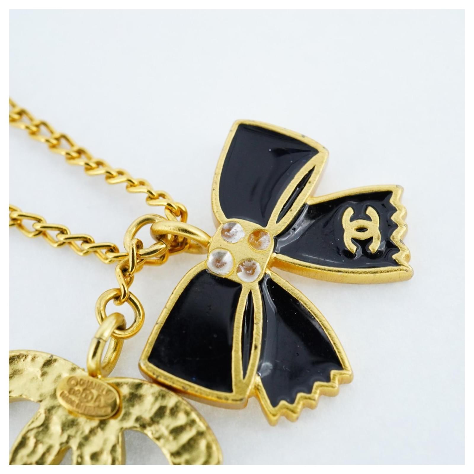 CHANEL nacklace coco mark ribbon ココマーク CHANEL nacklace coco mark ribbon ココマーク