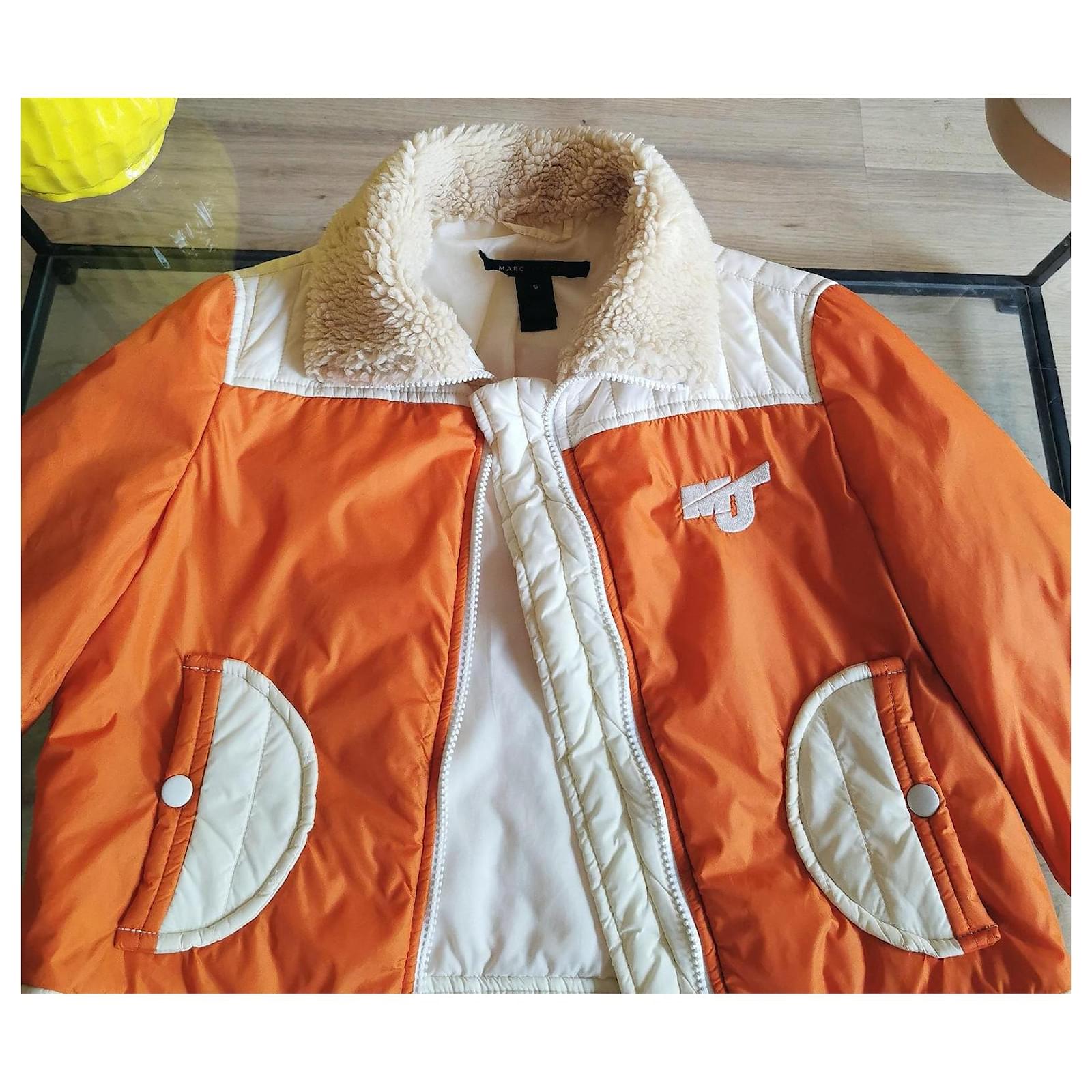 ジャケット・アウター 00s Archive MARC JACOBS jacket Marc Jacobs 2000s Orange Eggshell Polyester ref.JC1716931 (Sold