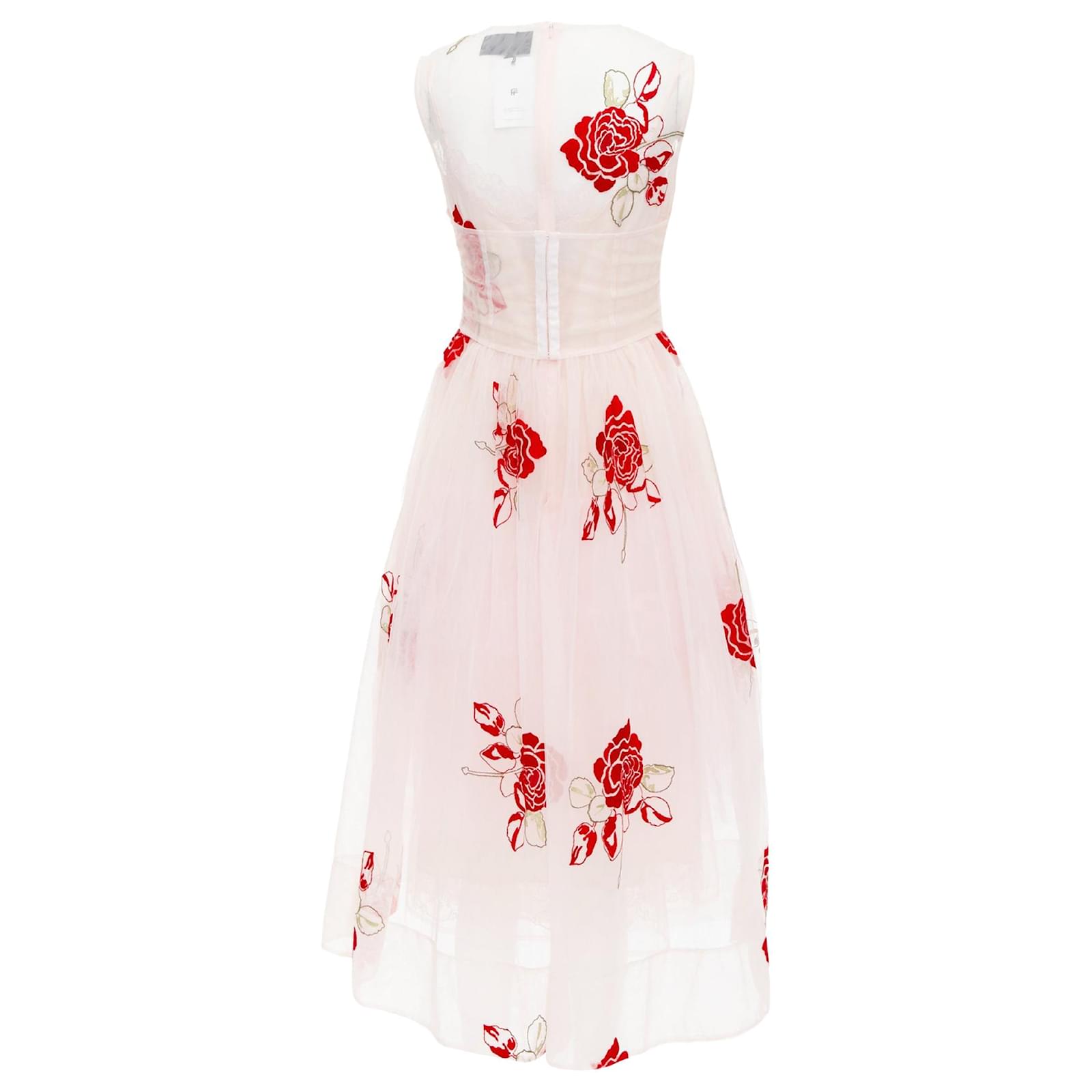 【Simone Rocha】floral embroidery dress Simone Rocha Floral Embroidered Dress, Size 8